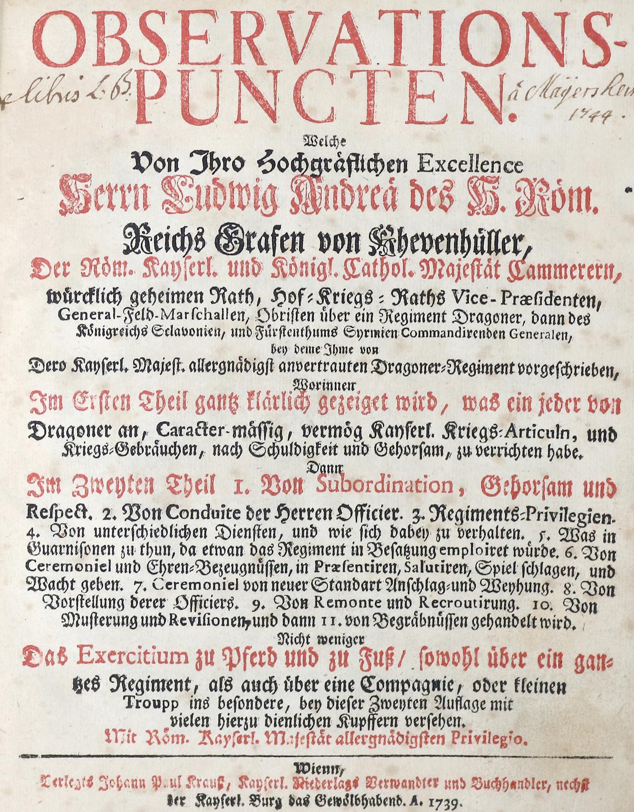 Khevenhüller,L.A.v. | Bild Nr.1