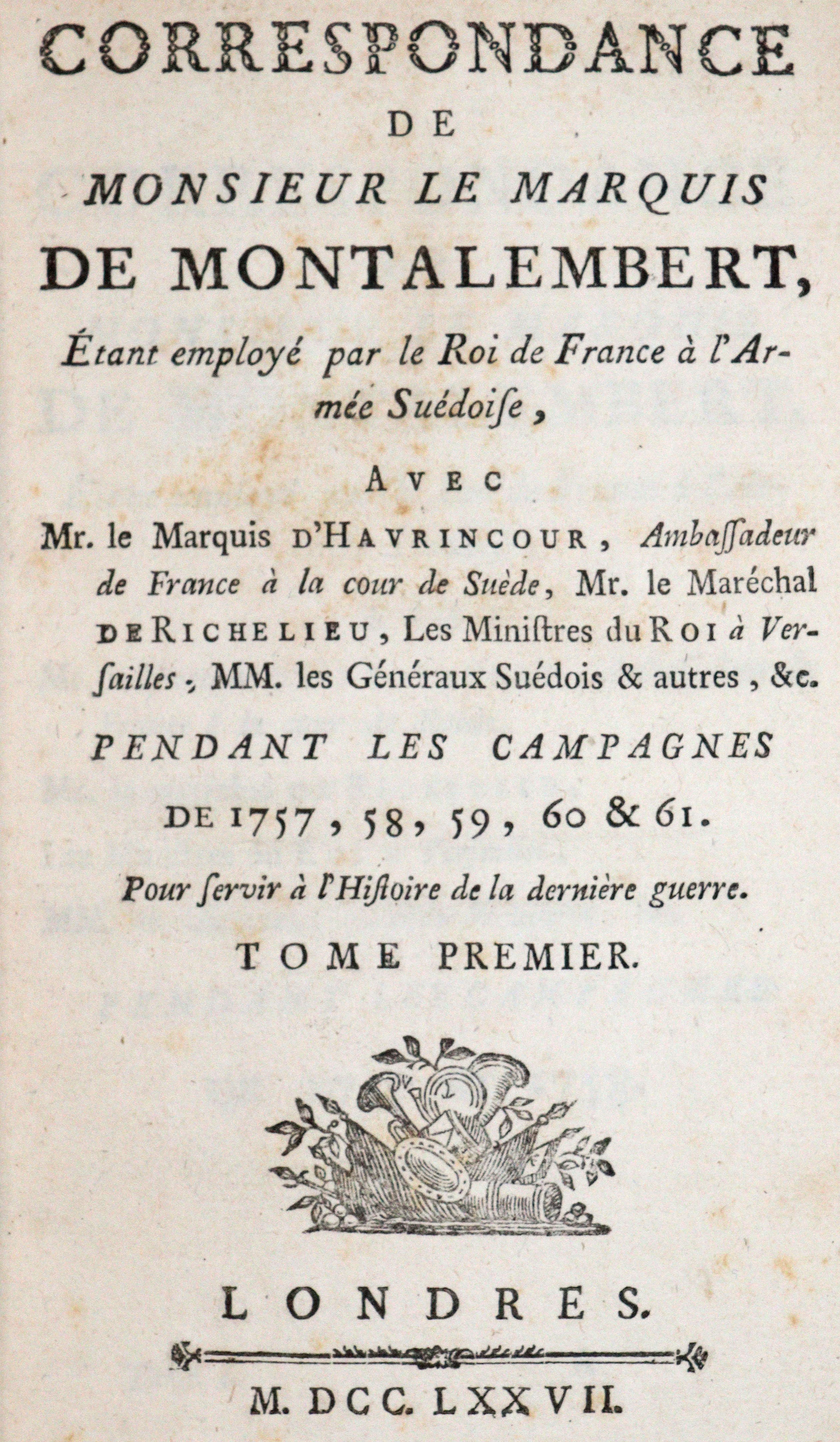 Montalembert,(M.R.)de. | Bild Nr.1