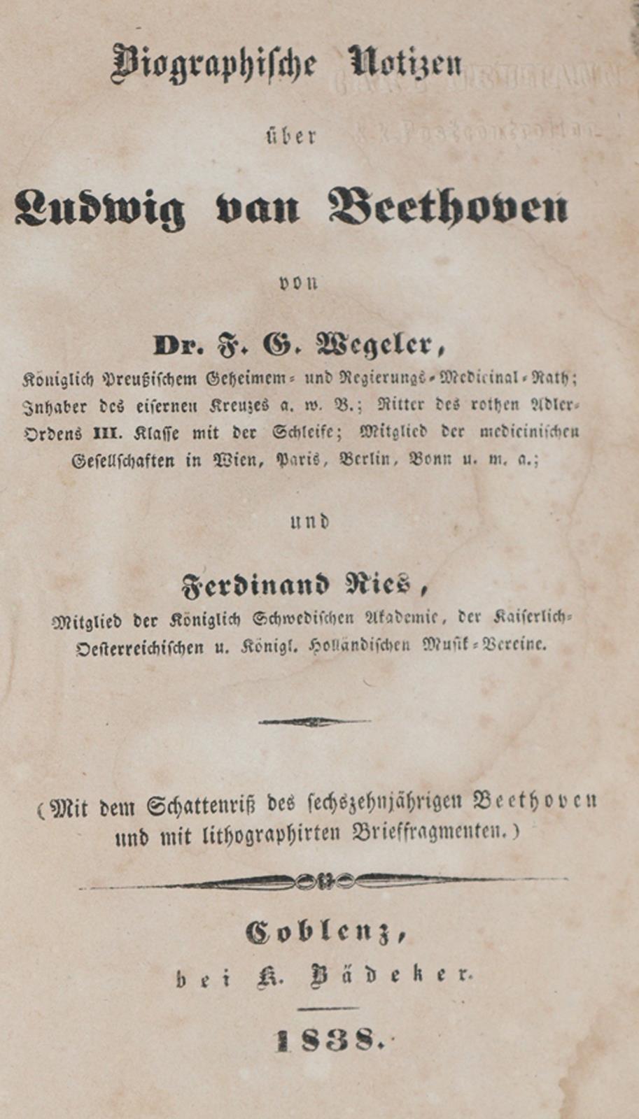 Wegeler,F.G. u. F.Ries. | Bild Nr.1