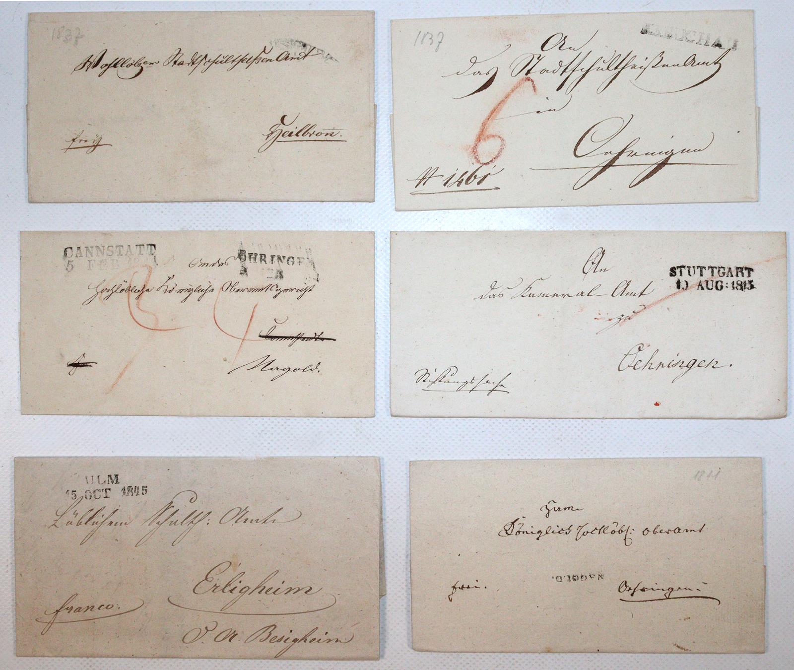 Vorphilatelie. | Bild Nr.1