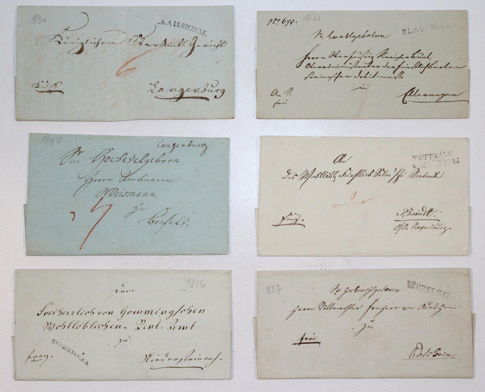 Vorphilatelie. | Bild Nr.2