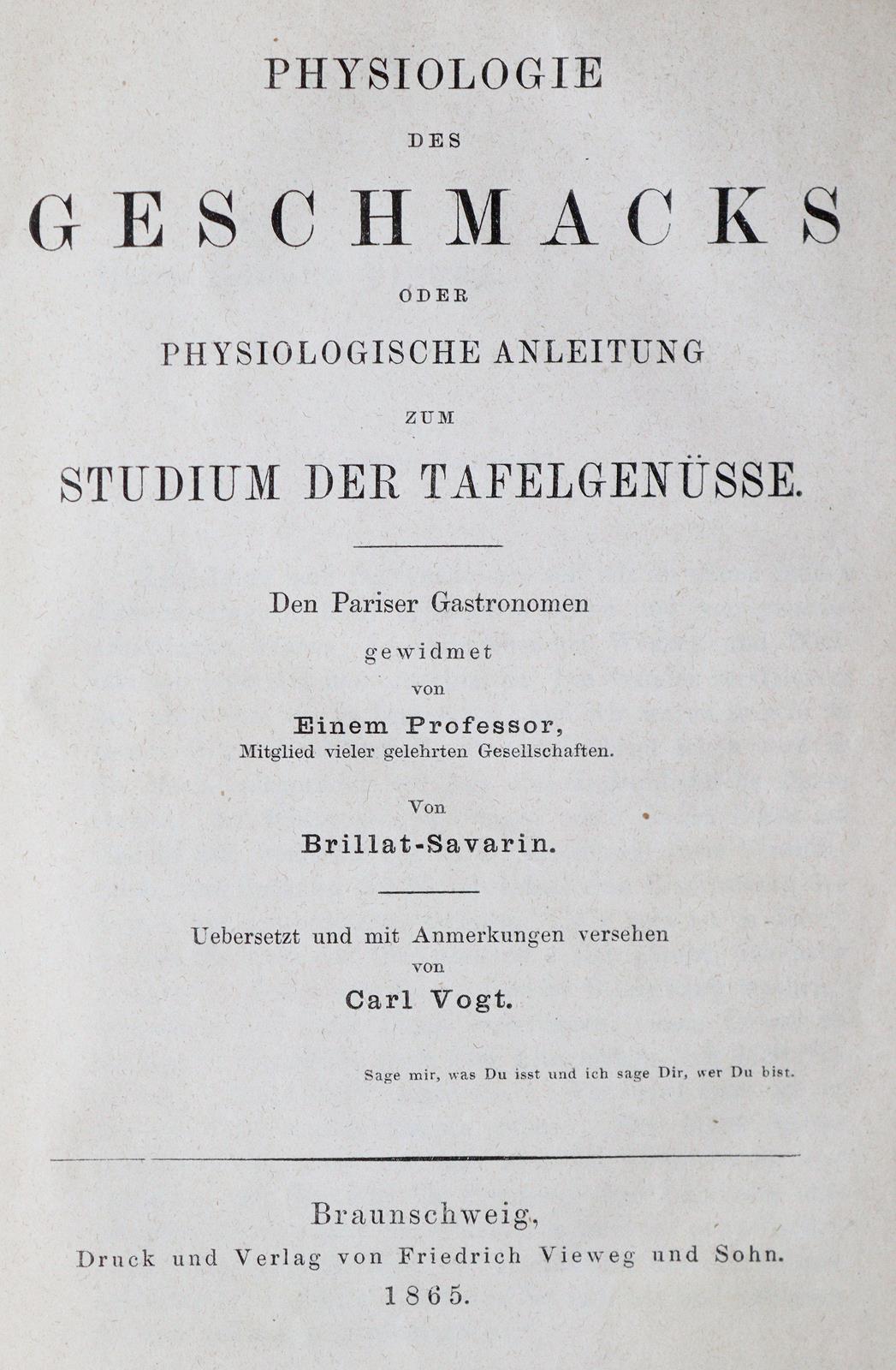 Brillat-Savarin,(J.A.). | Bild Nr.1