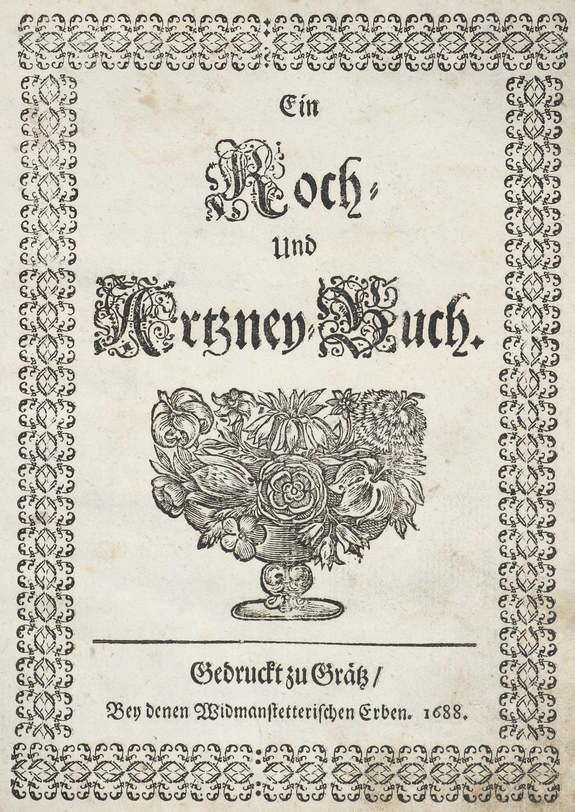 Koch- und Artzney-Buch, Ein. | Bild Nr.1