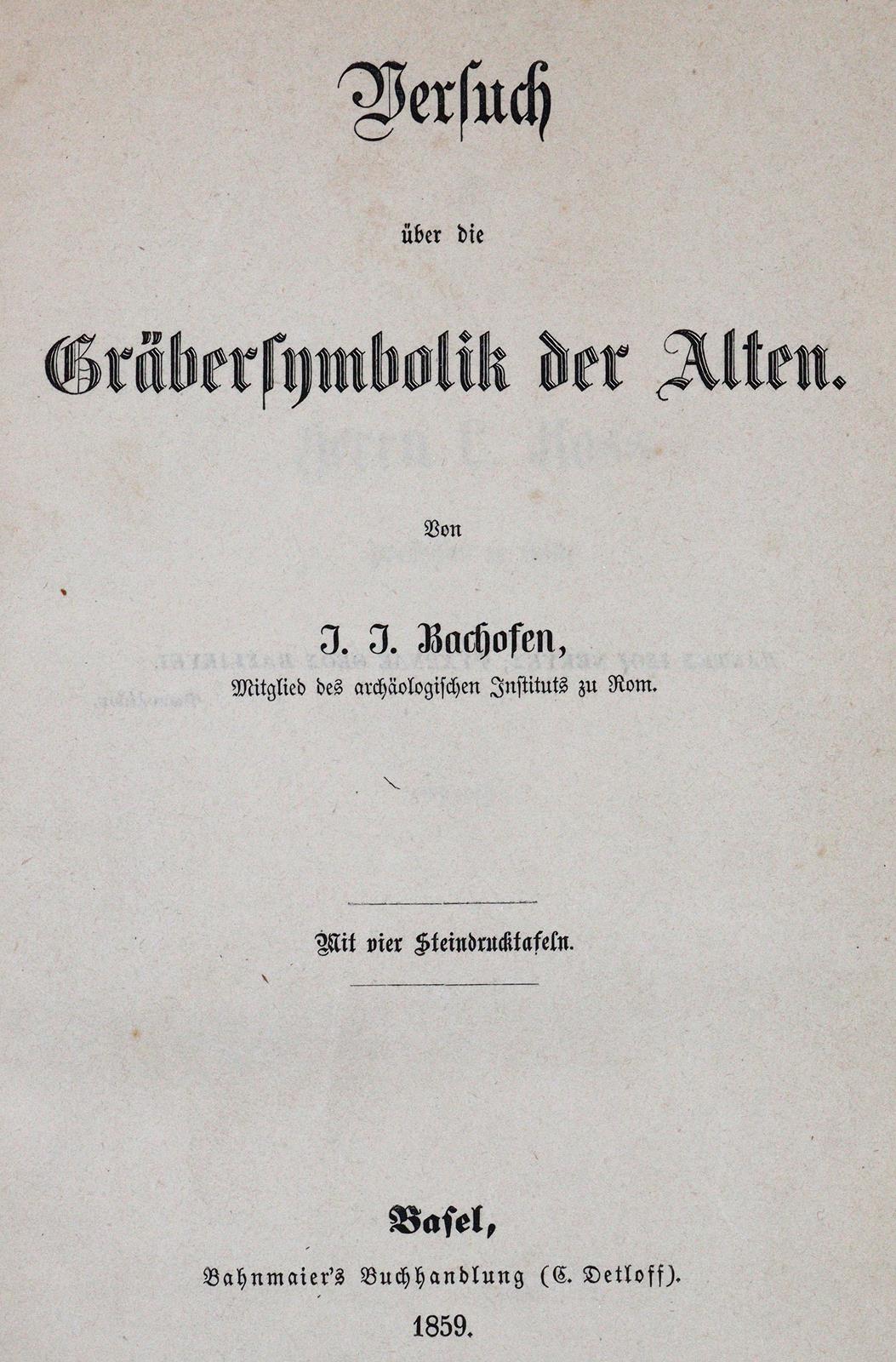 Bachofen,J.J. | Bild Nr.1