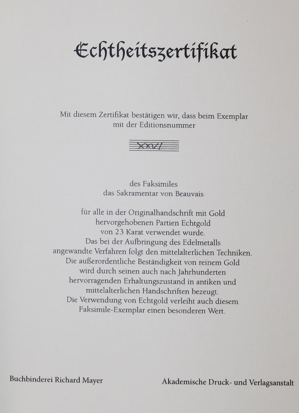 Sakramentar von Beauvais, Das. | Bild Nr.2