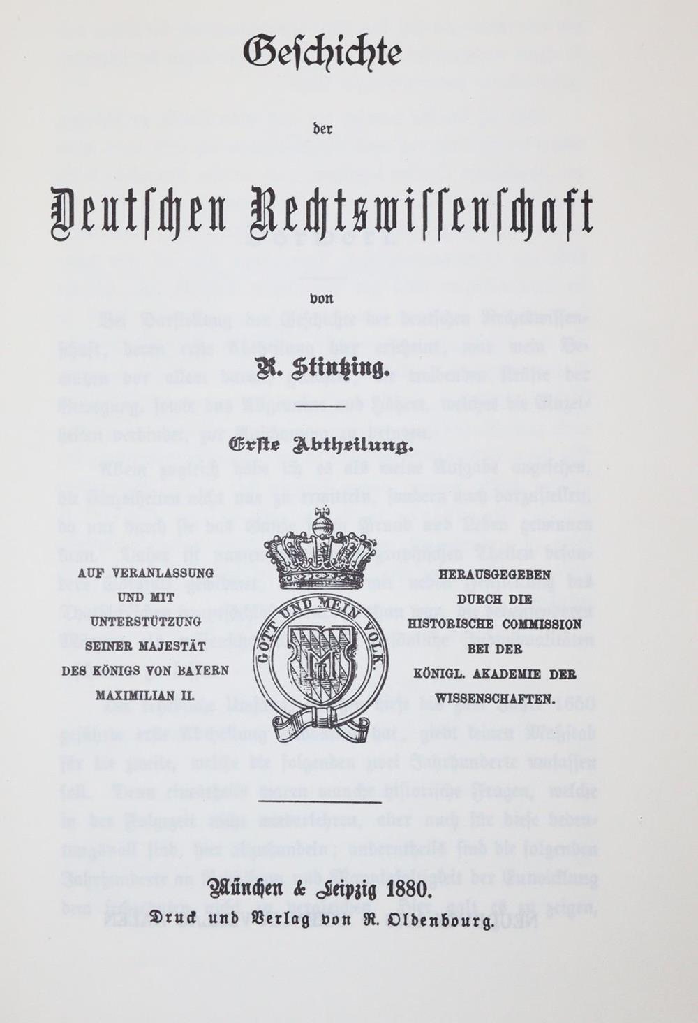 Stintzing,R. u. E.Landsberg. | Bild Nr.1