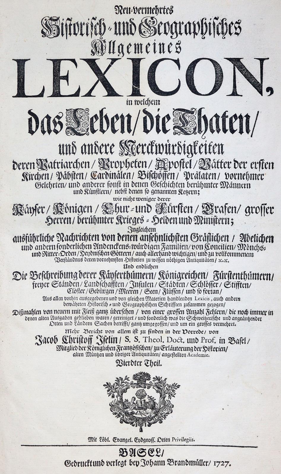 Iselin,J.C. | Bild Nr.1