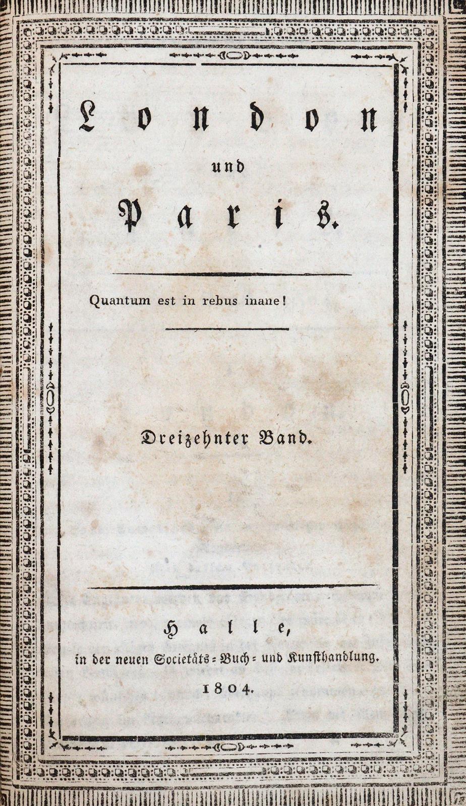 London und Paris. | Bild Nr.1