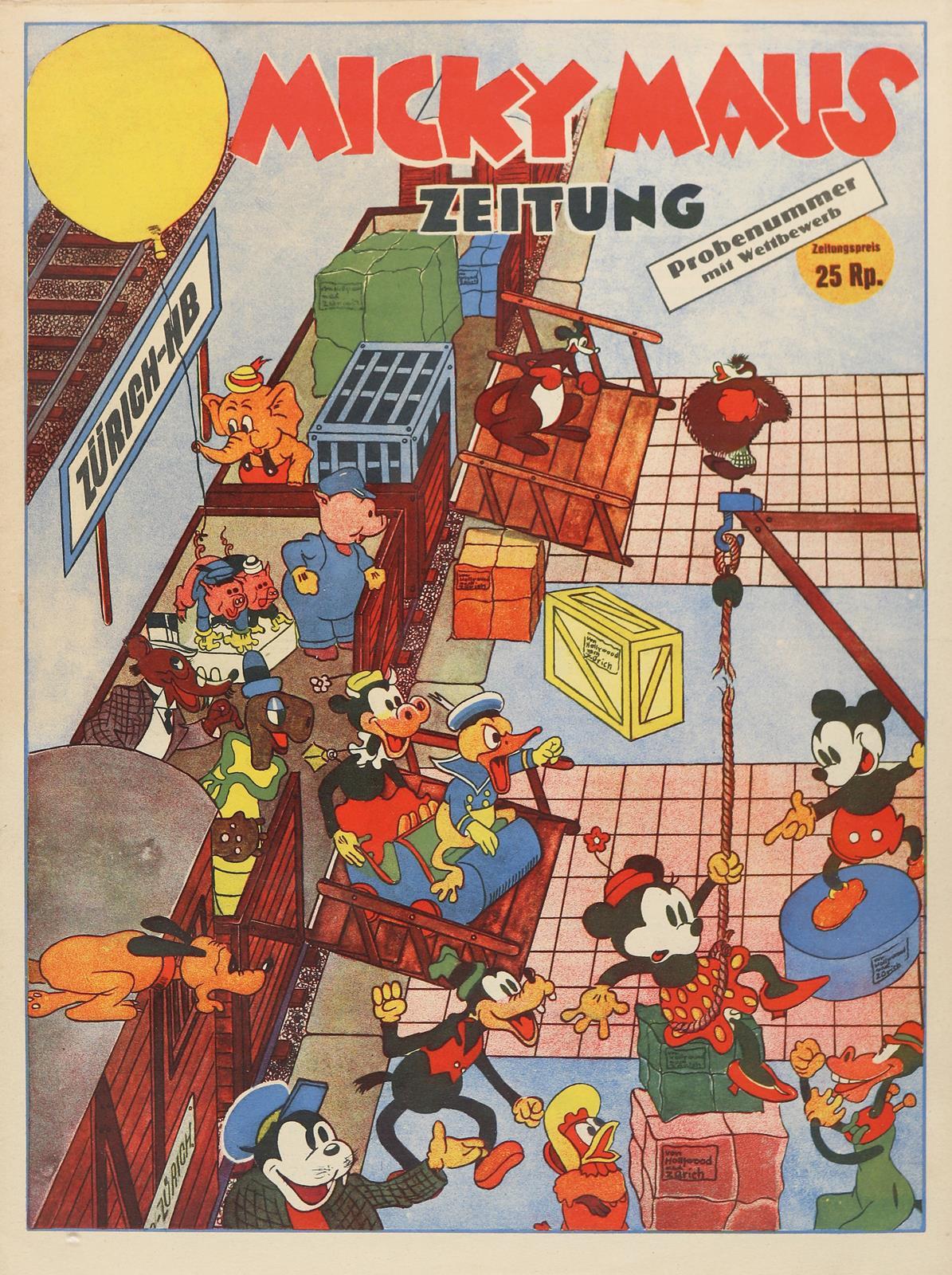 Micky-Maus Zeitung. | Bild Nr.1