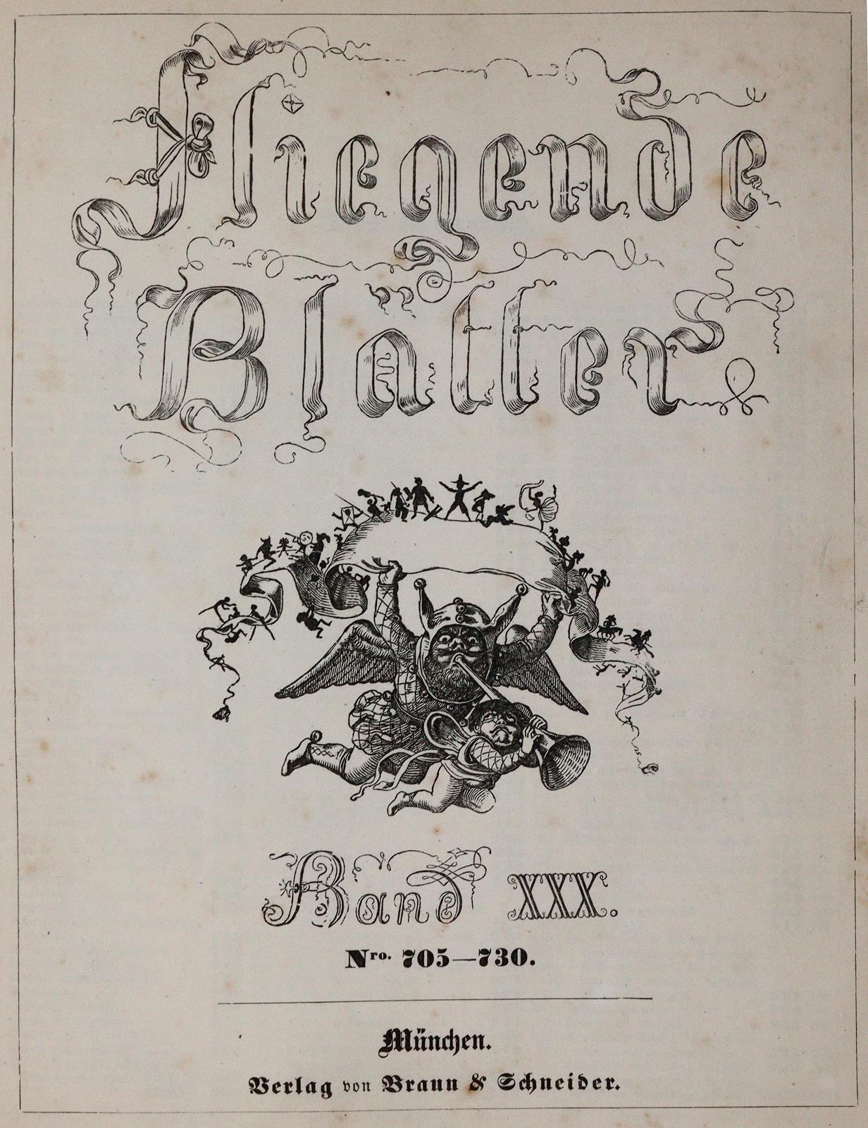 Fliegende Blätter. | Bild Nr.1