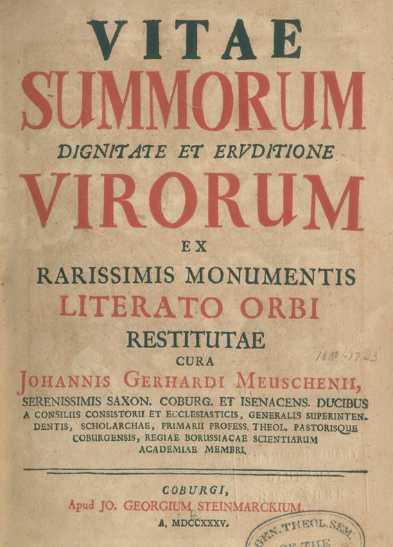 Meuschen,J.G. (Hrsg.). | Bild Nr.1