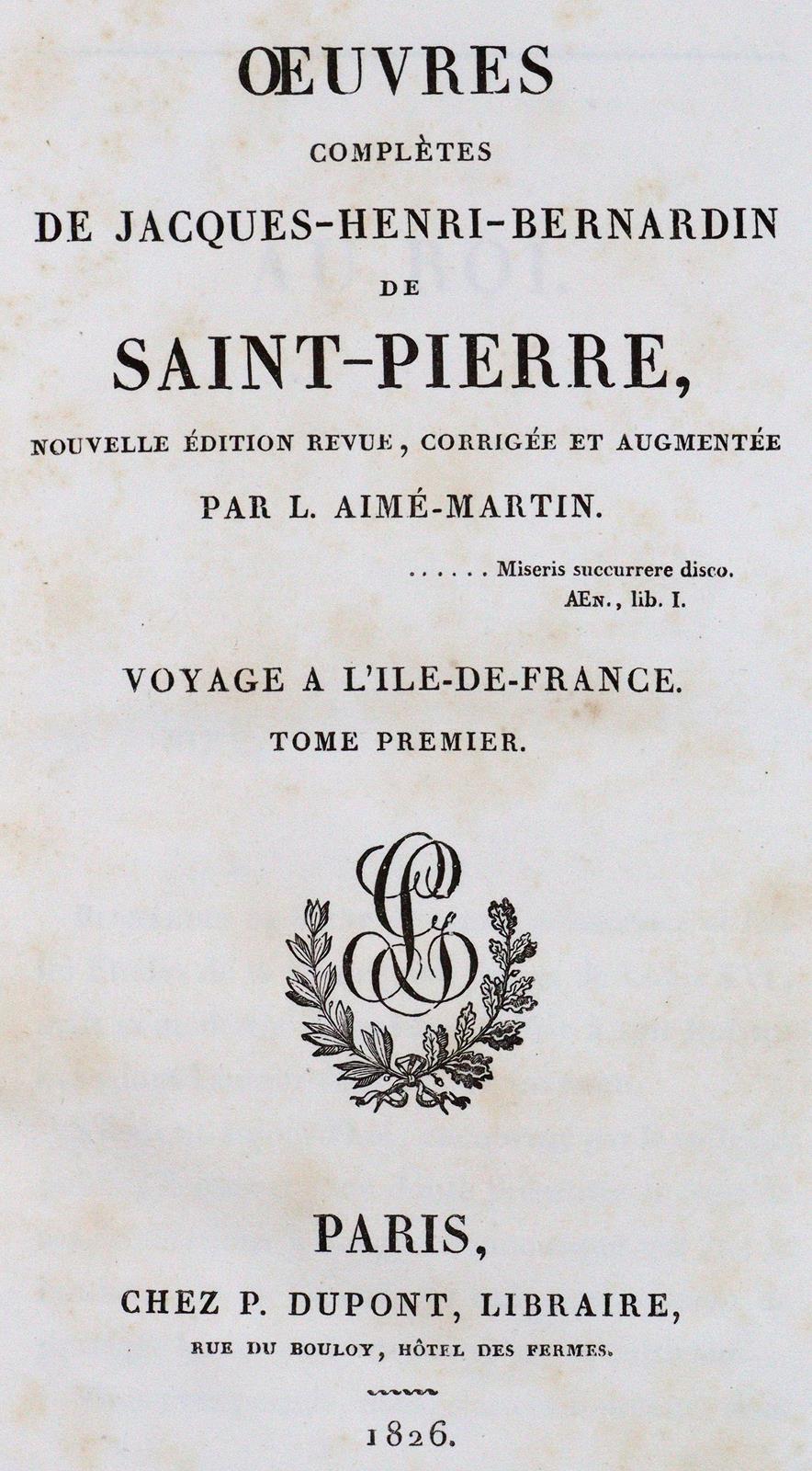 Saint-Pierre,J.H.B.de. | Bild Nr.1