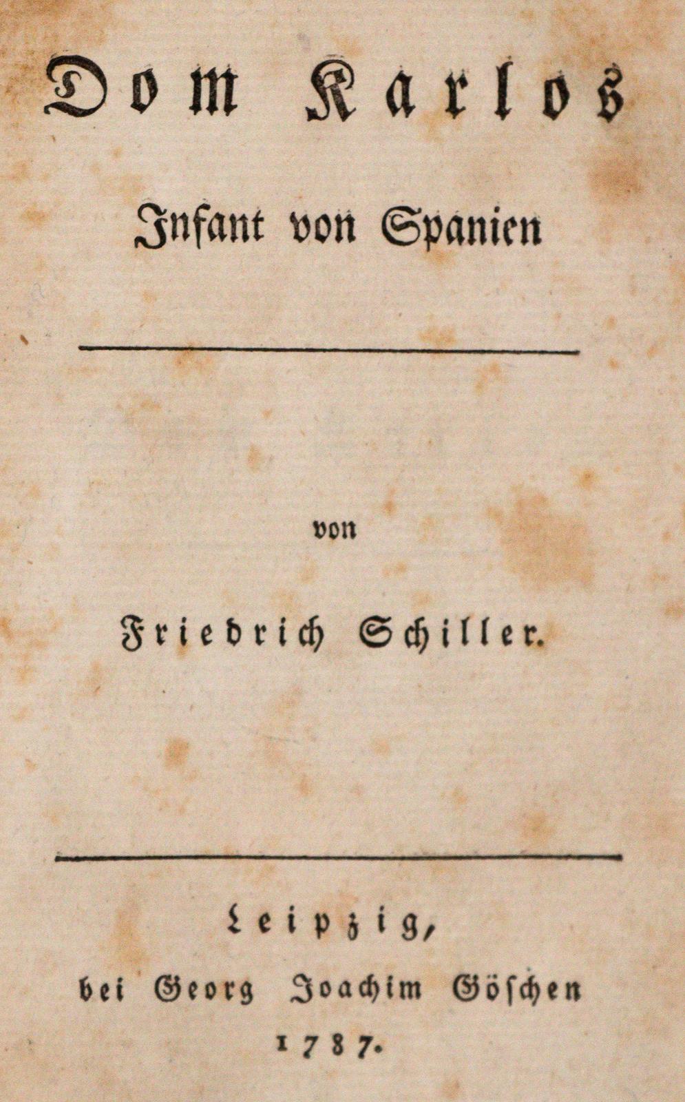 Schiller,F.(v.). | Bild Nr.1