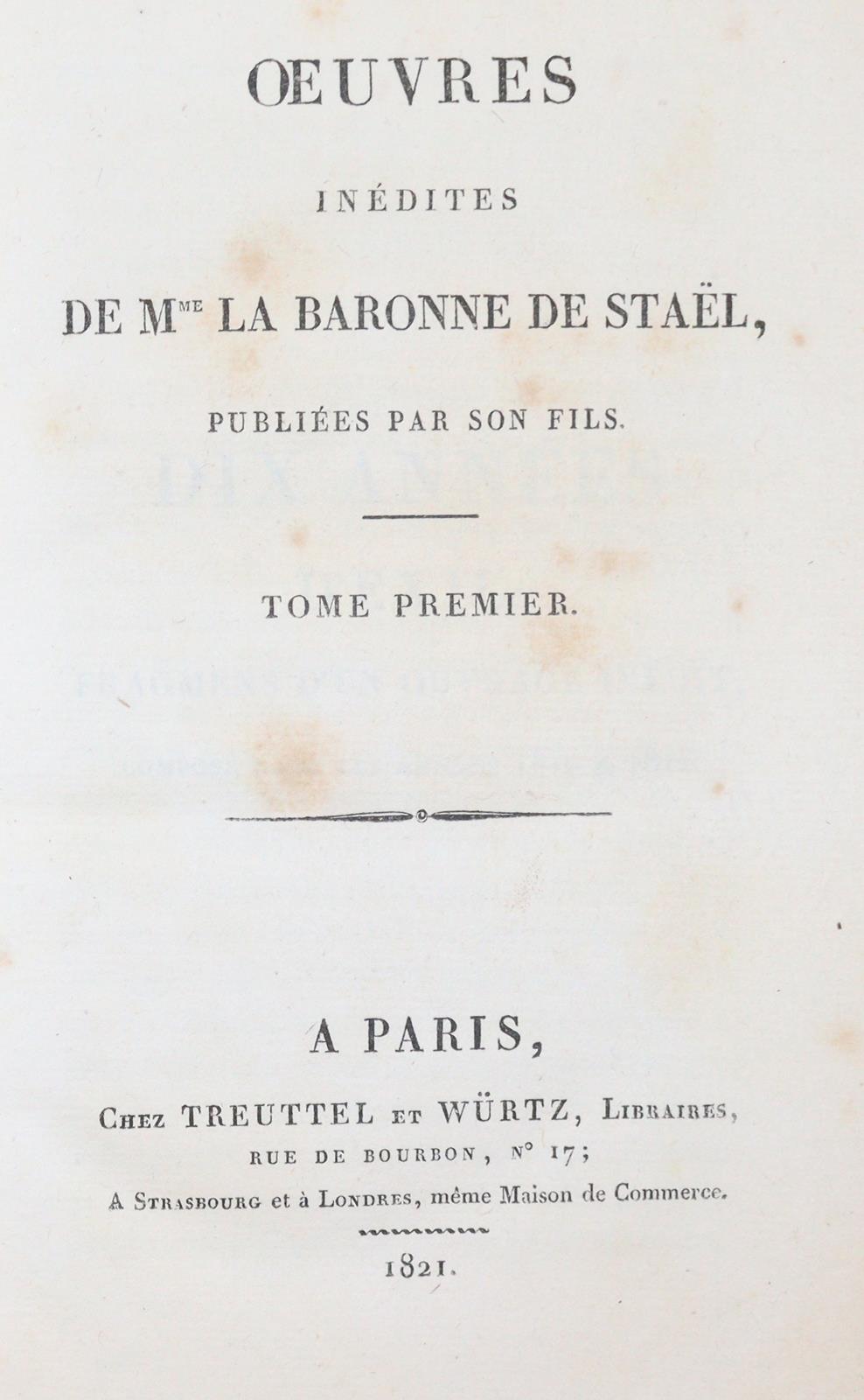 Stael-Holstein,A.L.G.de. | Bild Nr.1