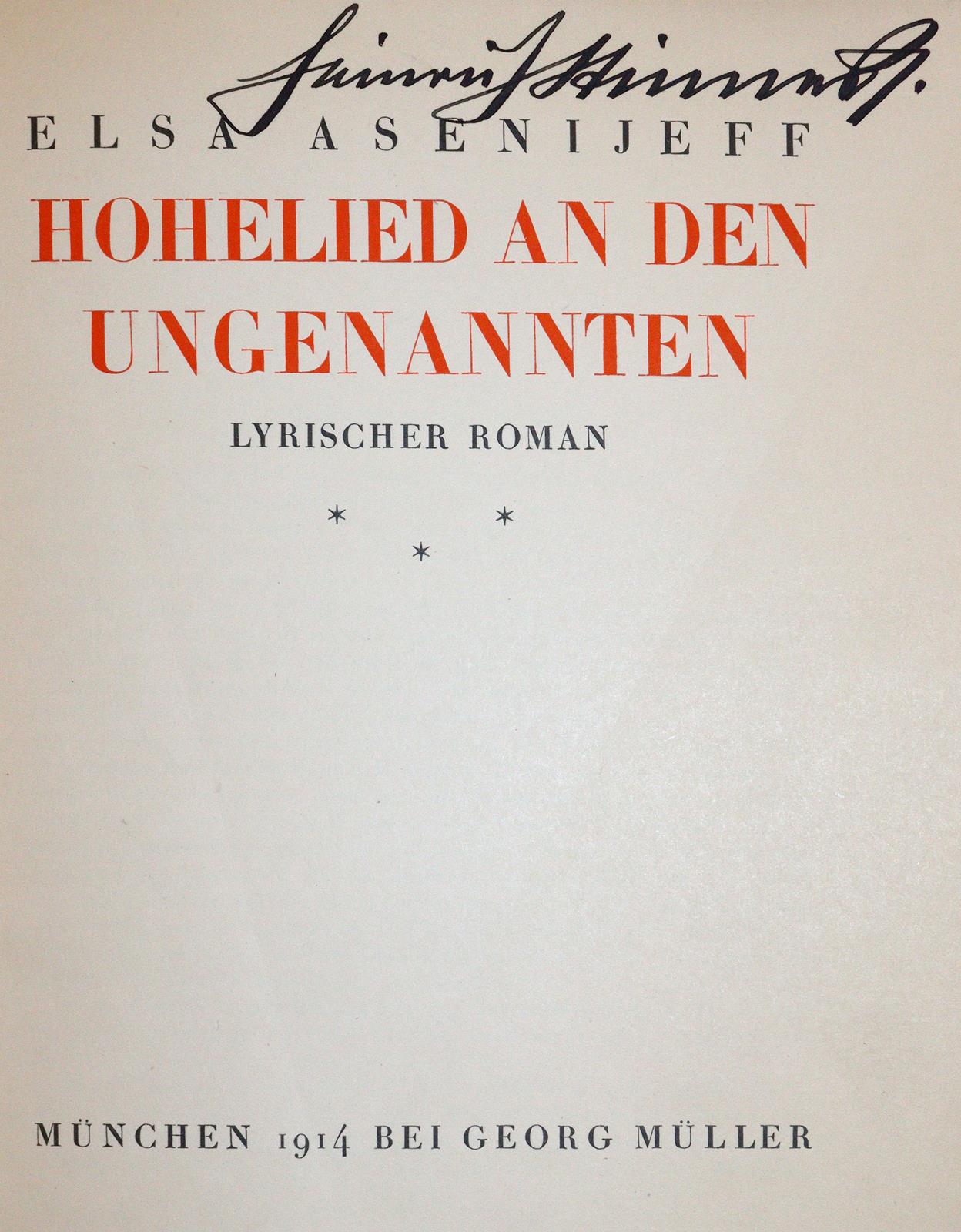 Asenijeff,E. (d.i. E.M.v.Packeny). | Bild Nr.1