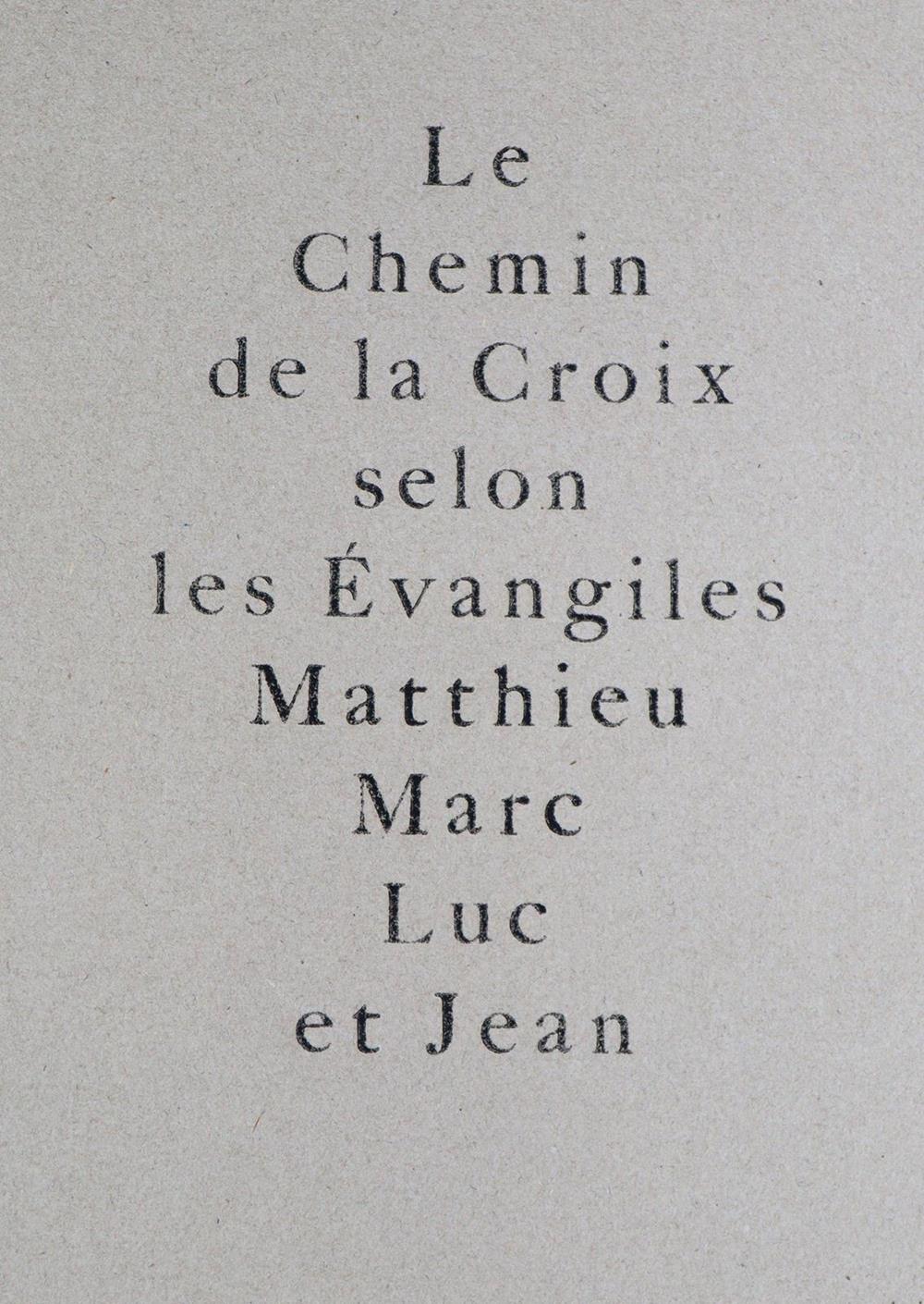 Chemin de la croix, Le, | Bild Nr.2