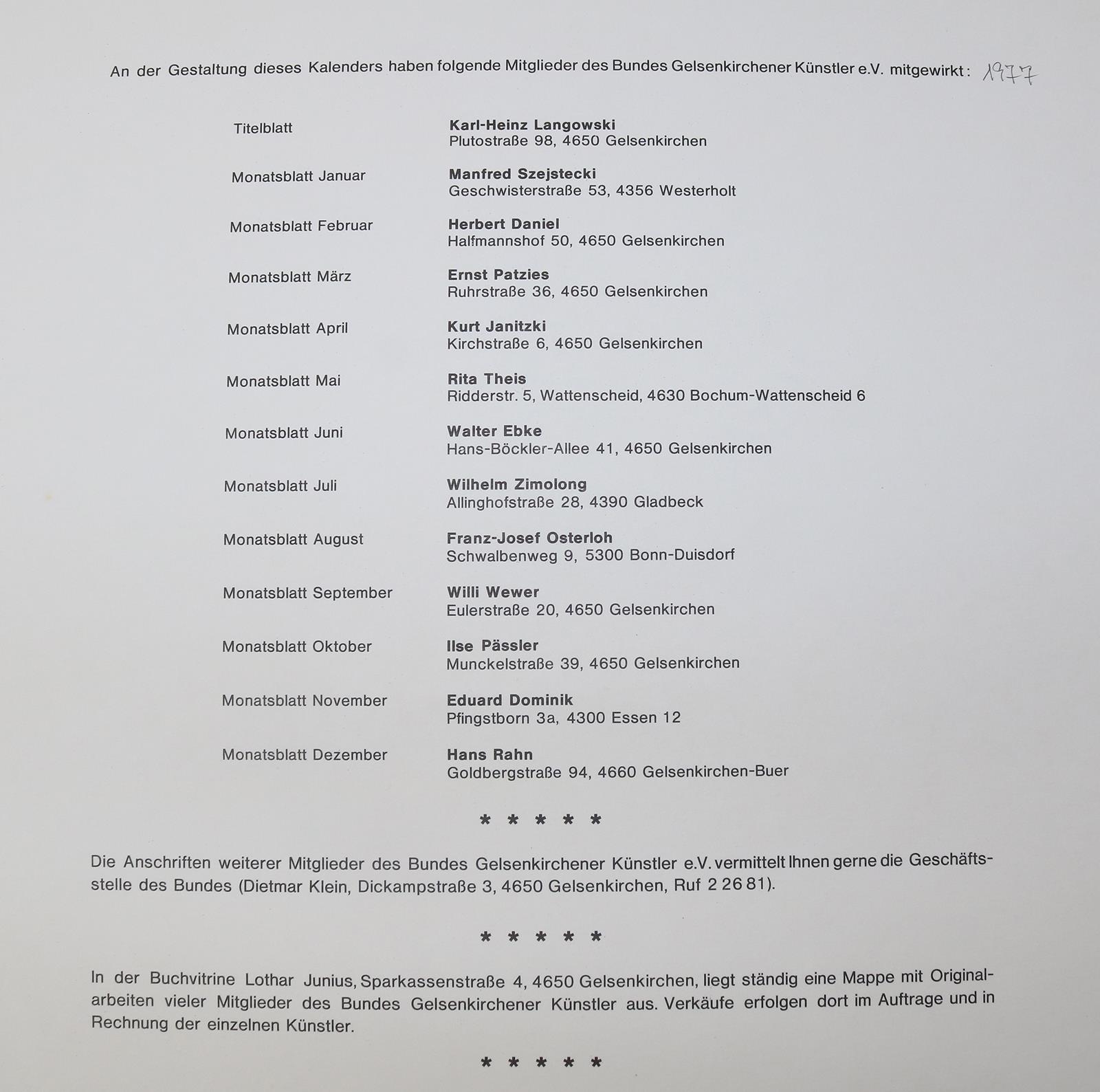 Bund Gelsenkirchener Künstler e.V. | Bild Nr.9