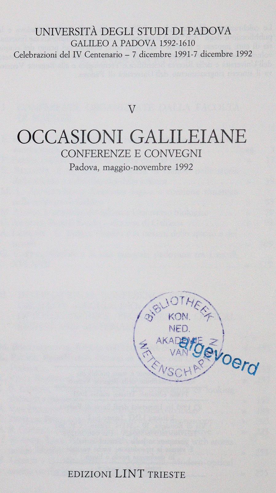 Galileo a Padova. | Bild Nr.1