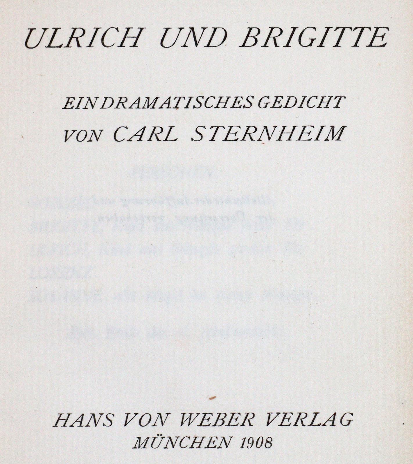 Sternheim,C. | Bild Nr.1