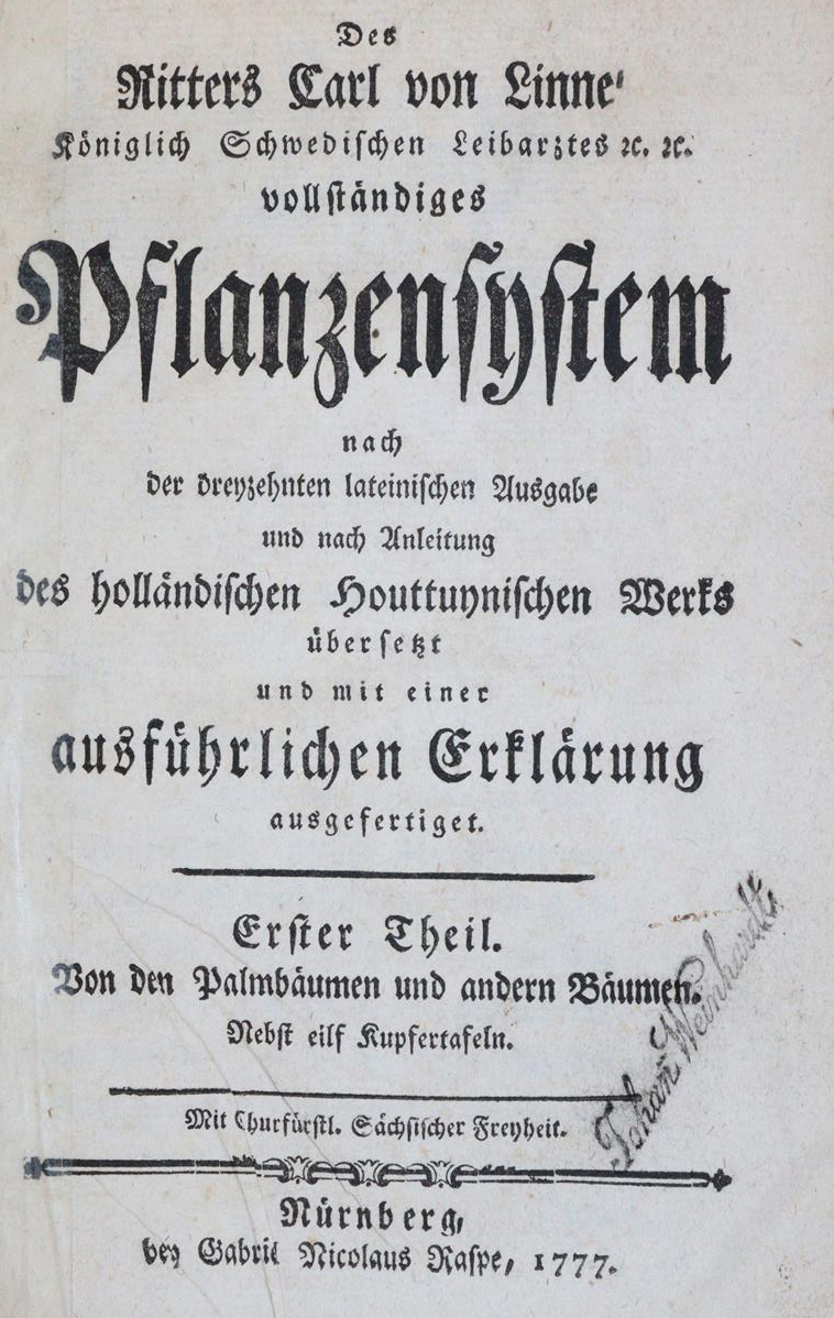 Linné,C.v. | Bild Nr.1