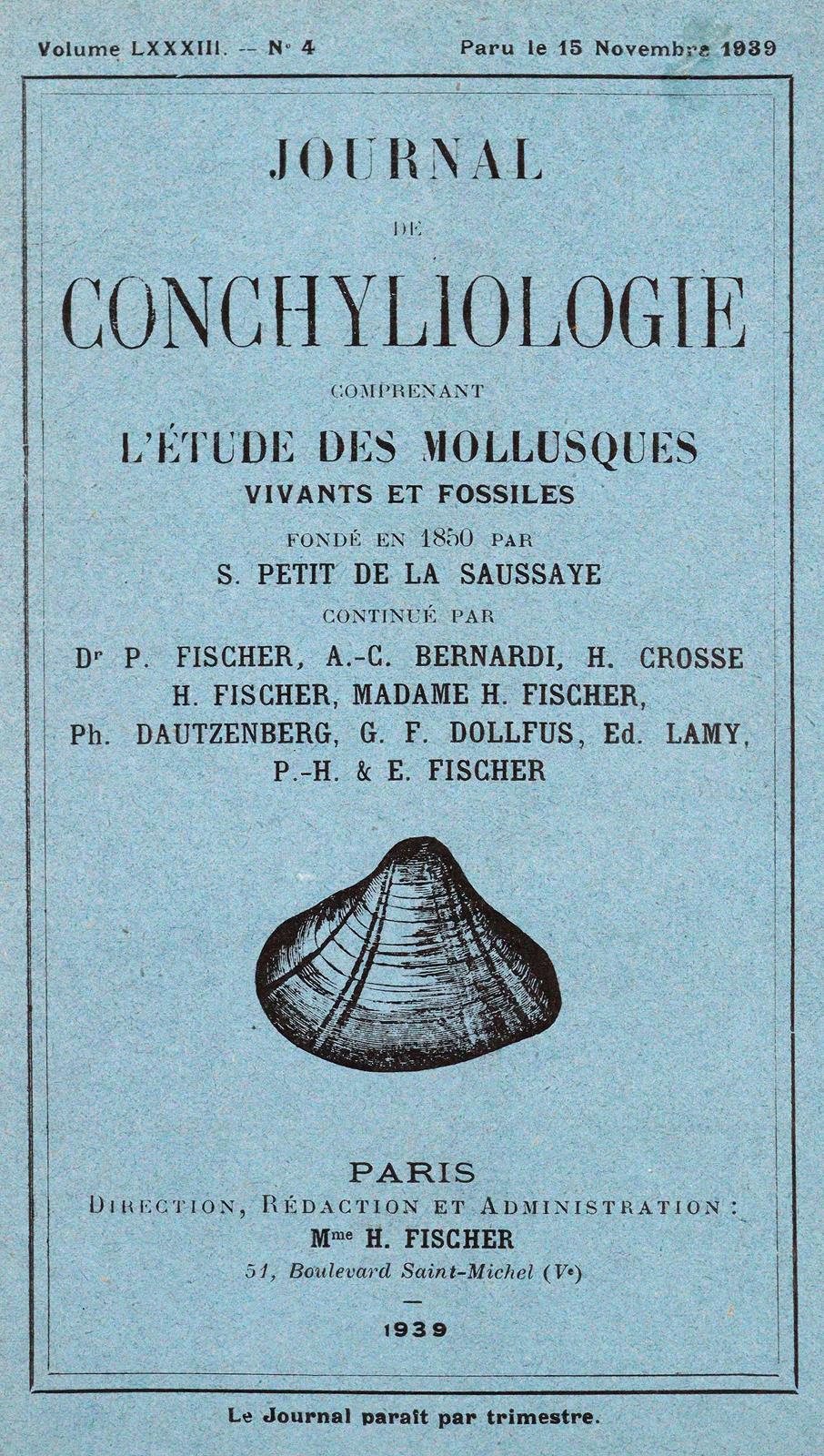 Journal de Conchyliologie. | Bild Nr.1