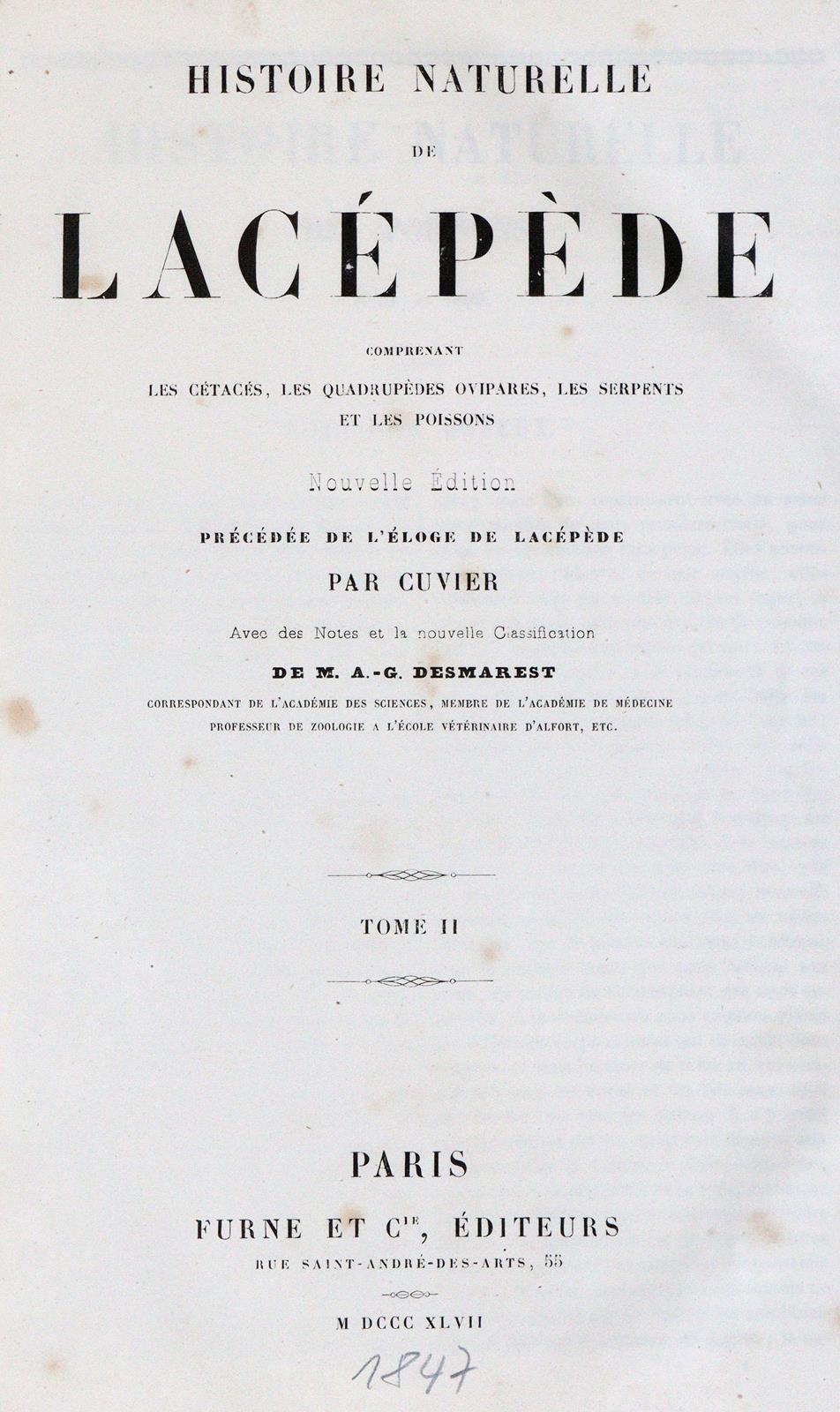 Lacepede,(B.G.E.de). | Bild Nr.1