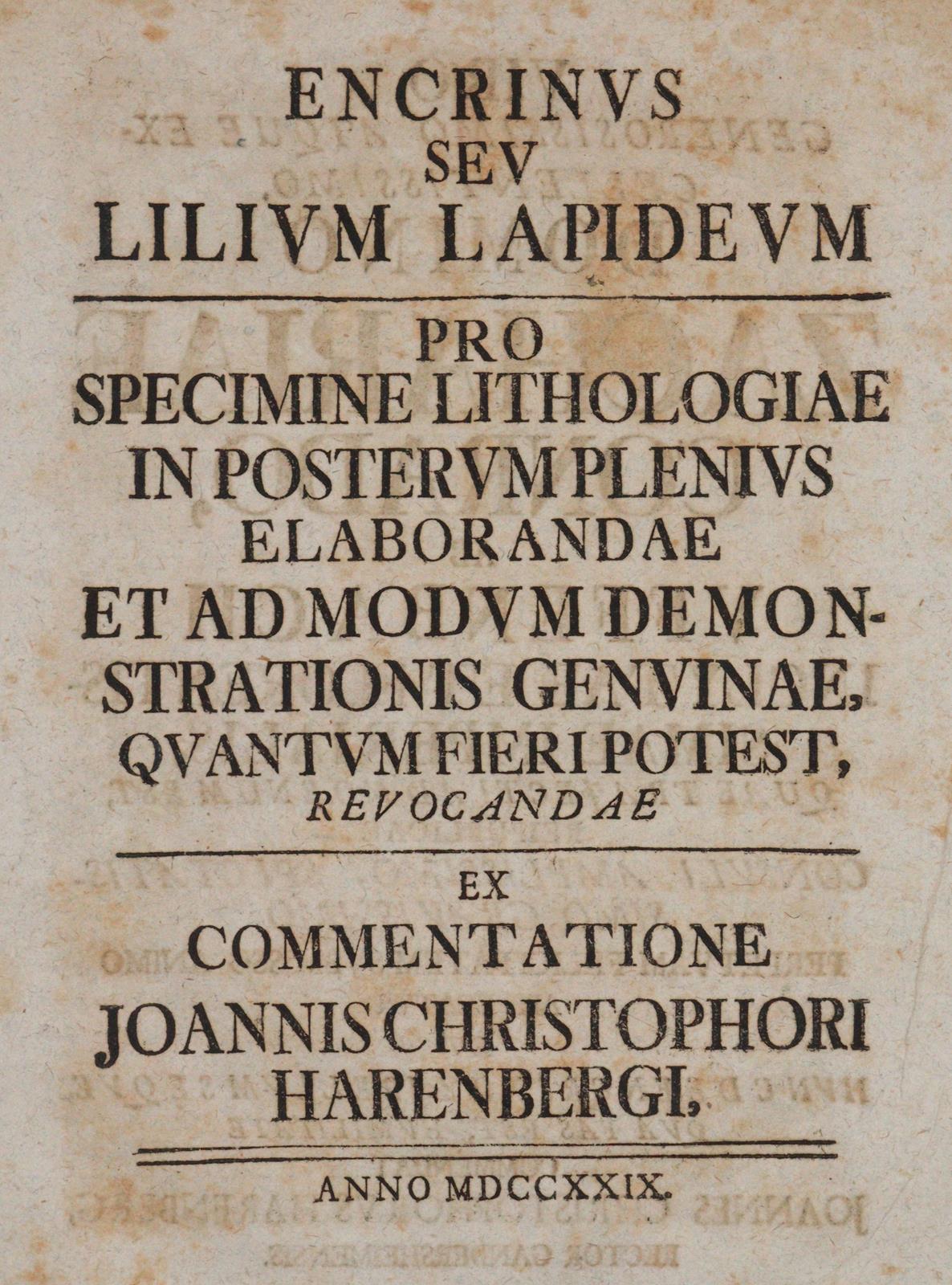 Harenberg, Johann Christoph. | Bild Nr.1