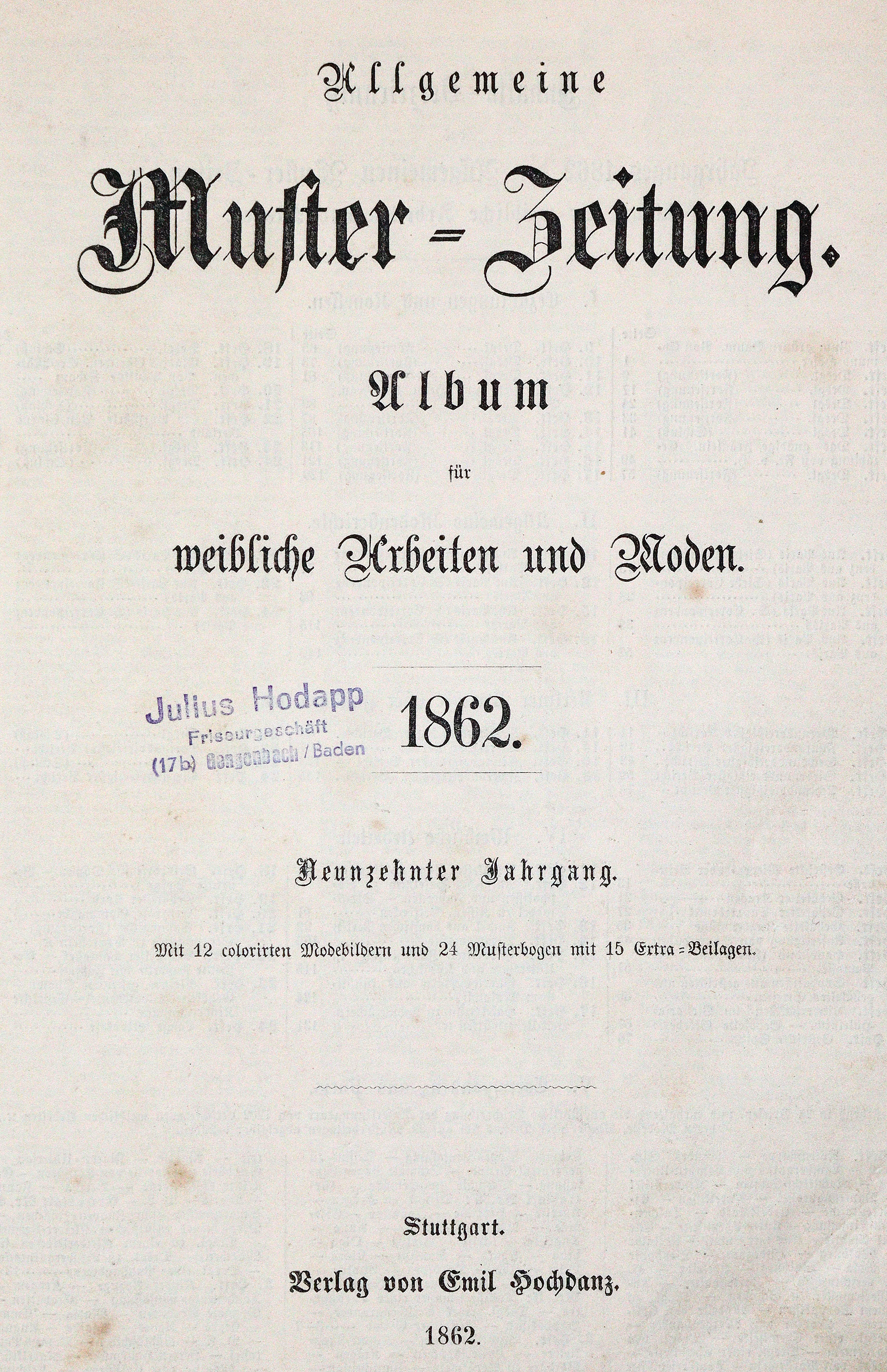 Allgemeine Muster-Zeitung. | Bild Nr.1
