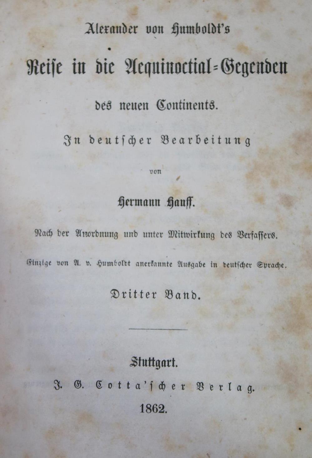 Humboldt,A.v. | Bild Nr.1