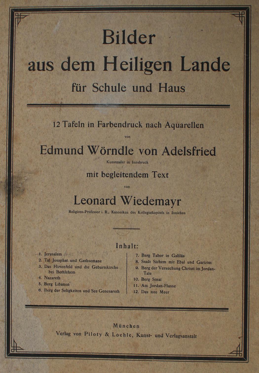 Wörndle von Adelsfried, E. | Bild Nr.2