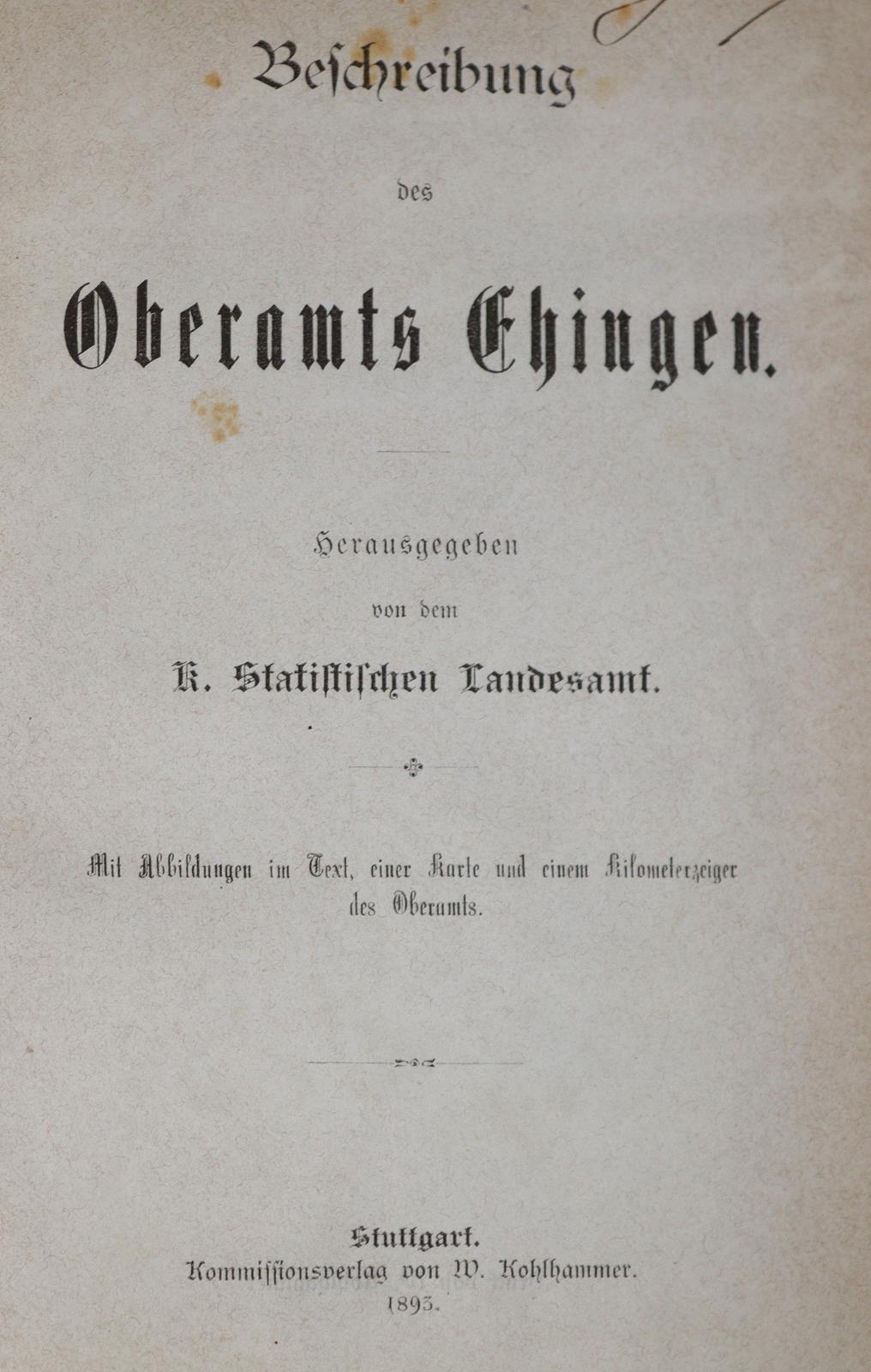 Beschreibung des Oberamts | Bild Nr.1