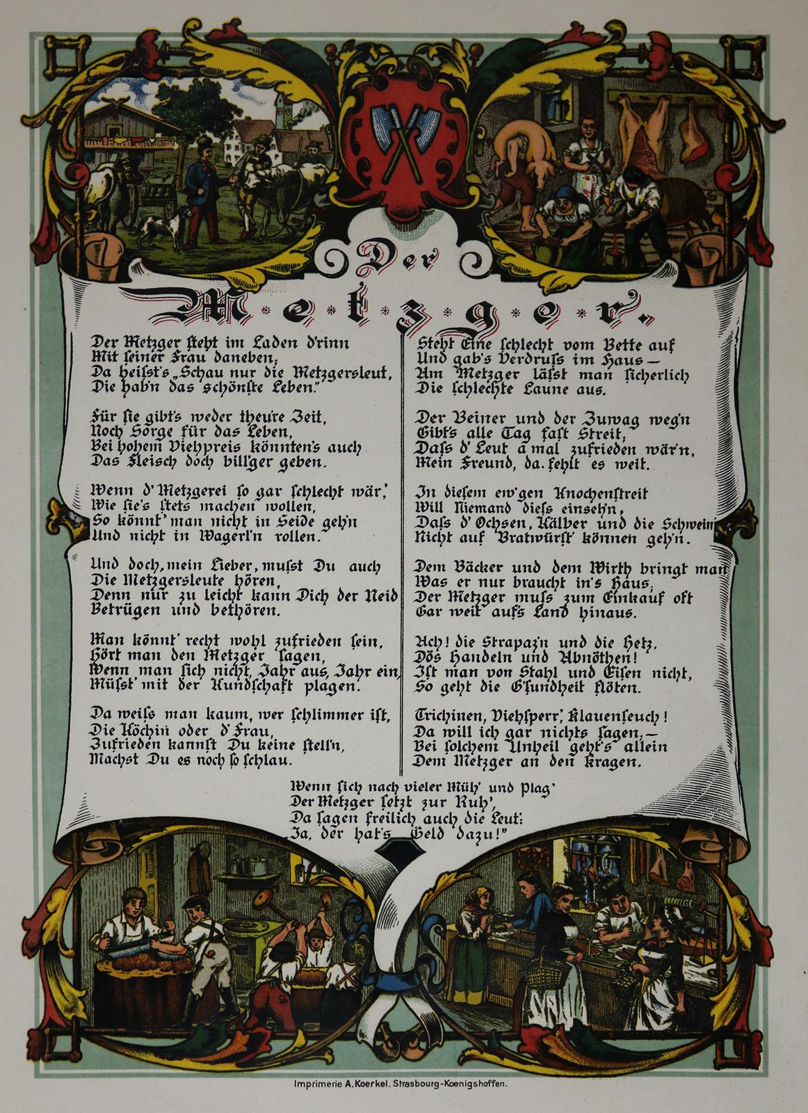 Metzger. | Bild Nr.1