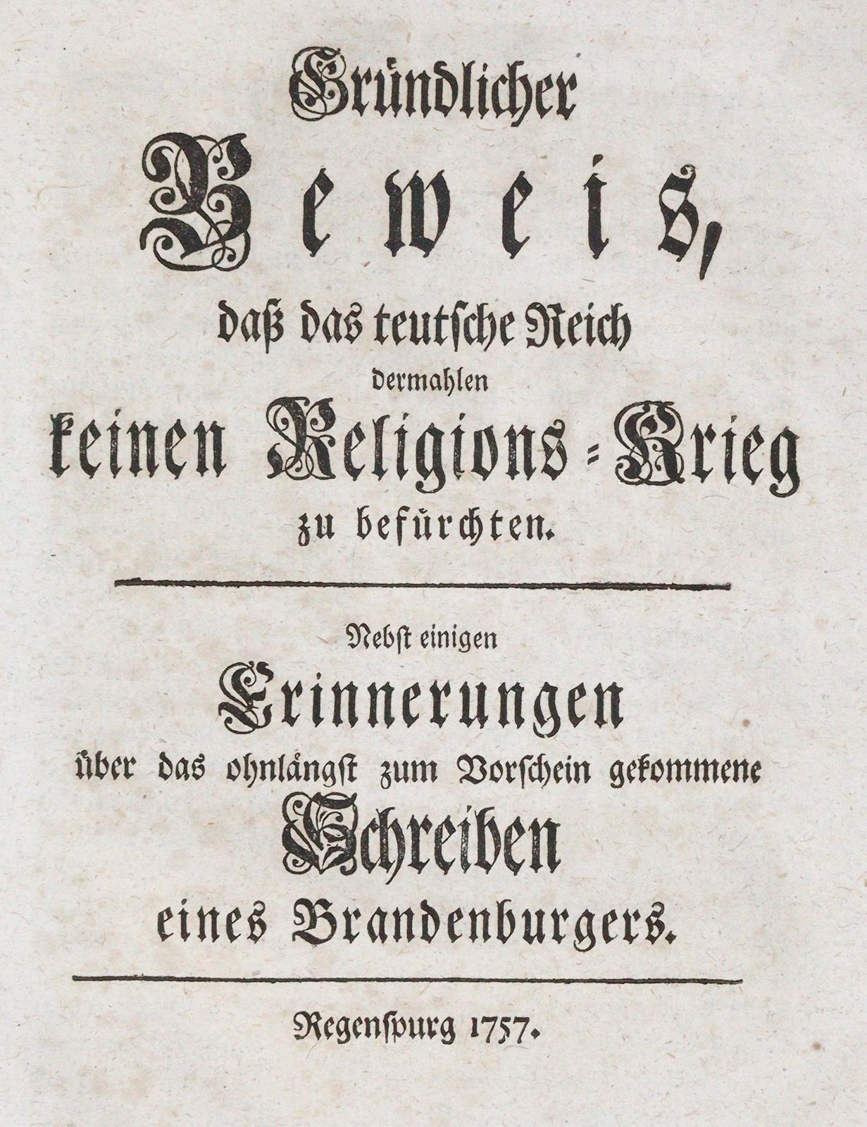 Gründlicher Beweis, | Bild Nr.1