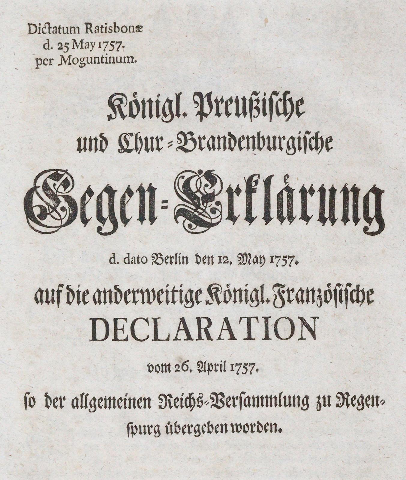 (Plotho,E.C.v.). | Bild Nr.1