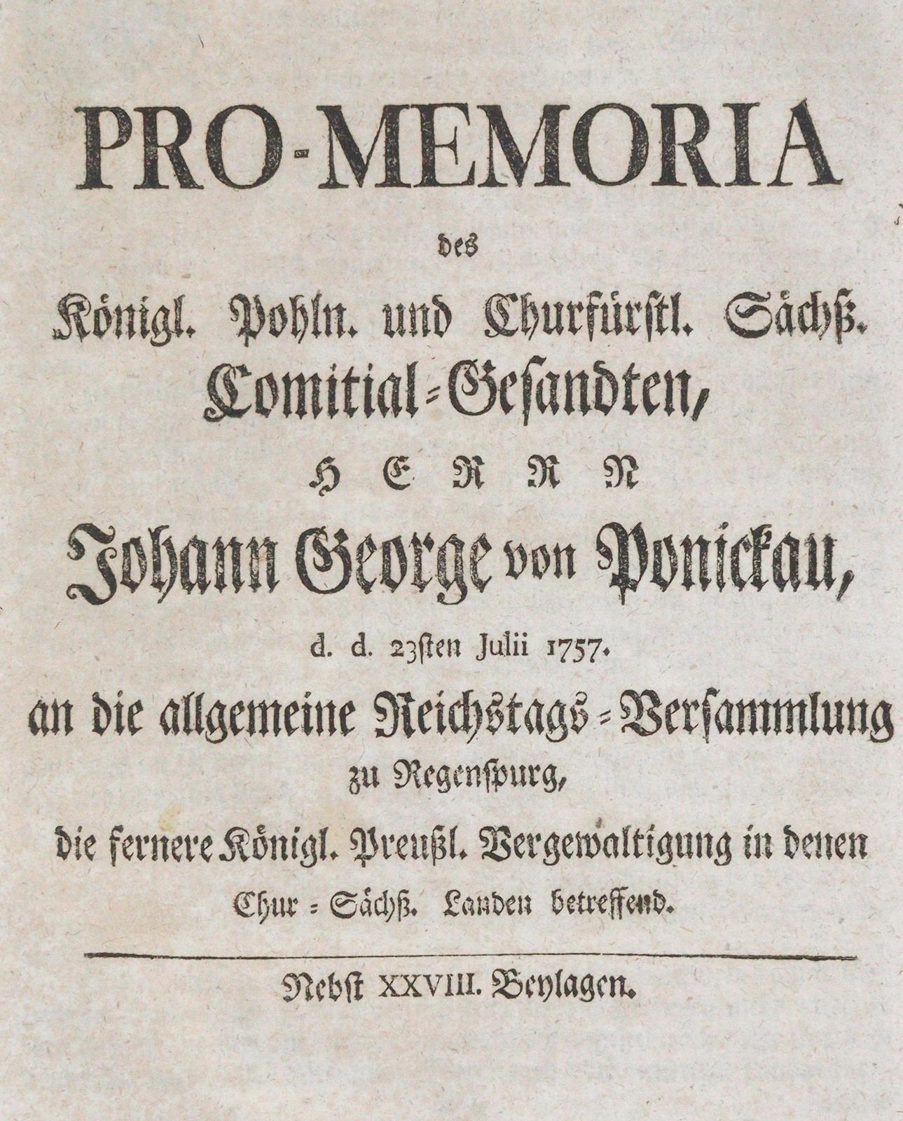 Ponickau,J.G.v. | Bild Nr.1