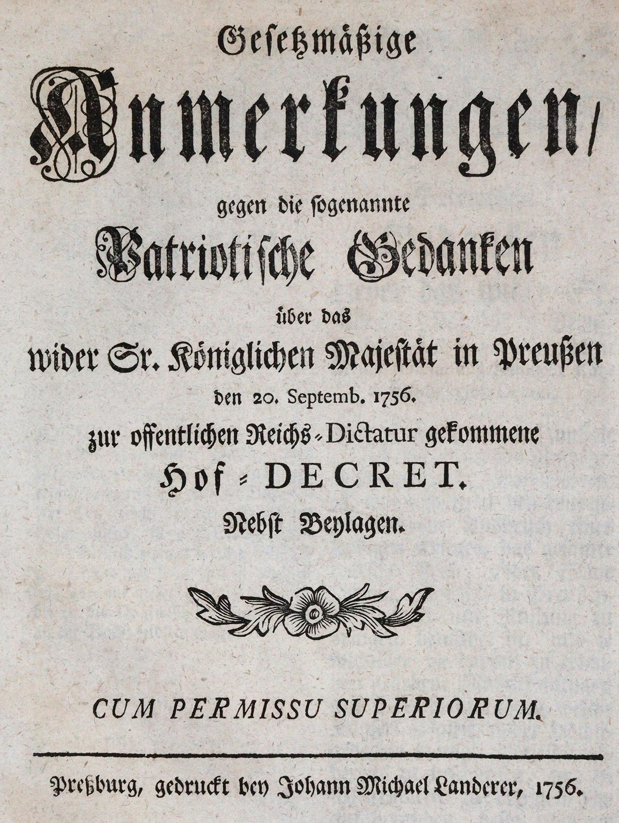 (Senckenberg,H.C.v.). | Bild Nr.1