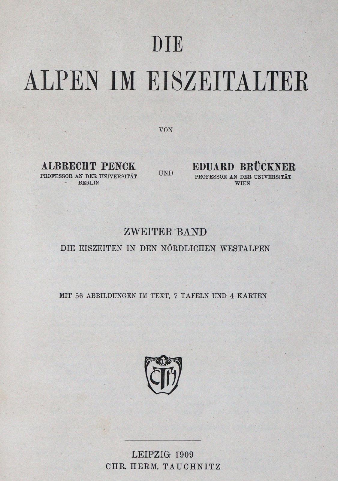 Penck,A. u. E.Brückner. | Bild Nr.1
