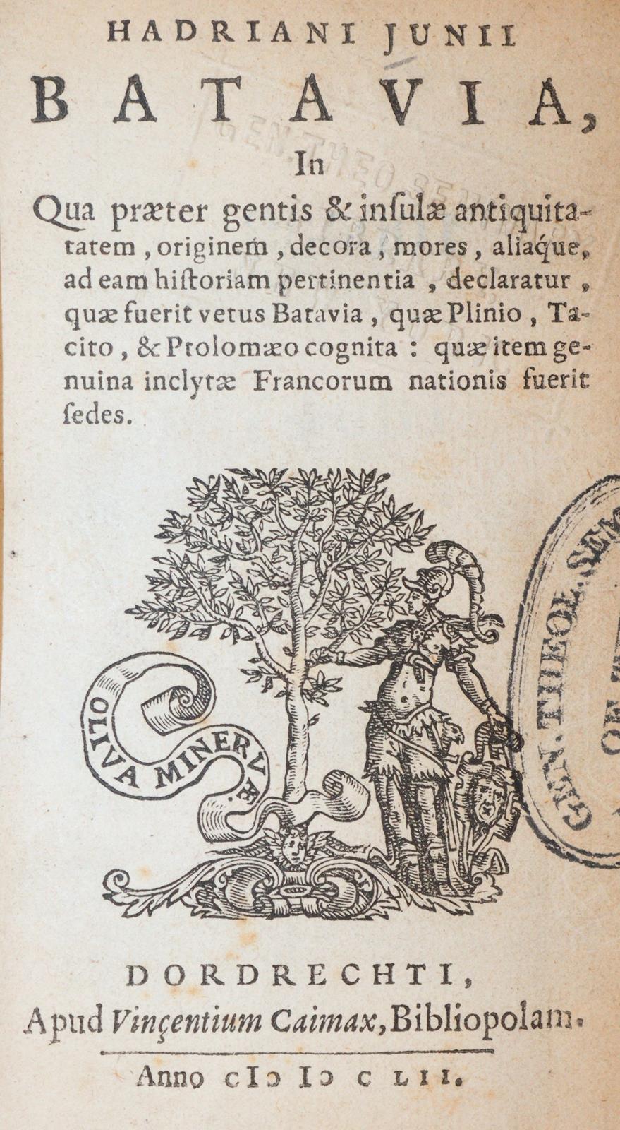 Junius,H. (d.i. A.de Jonghe). | Bild Nr.1