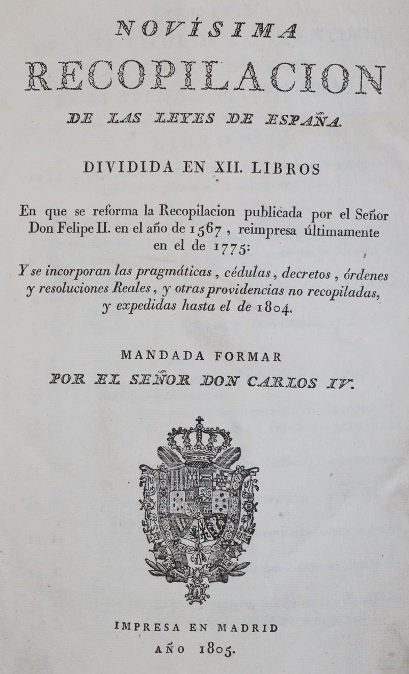 Novisima Recopilacion | Bild Nr.1