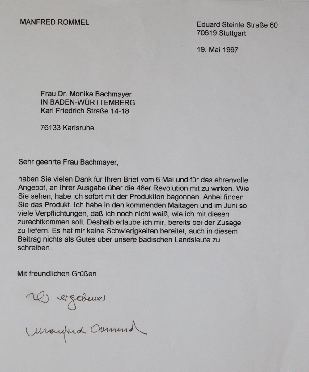 Rommel, Manfred, | Bild Nr.1