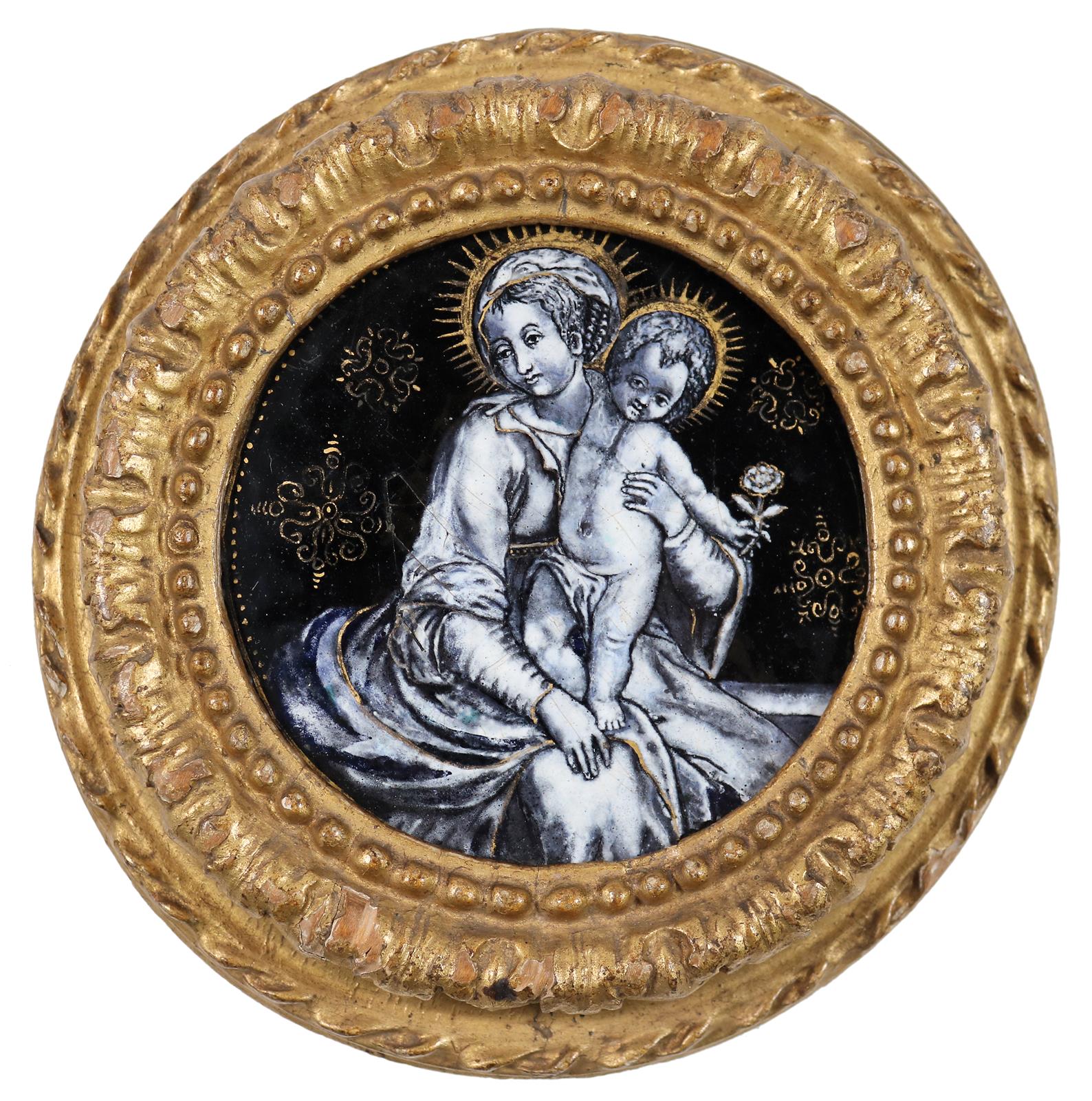 Maleremaille - Madonna mit Kind. | Bild Nr.1