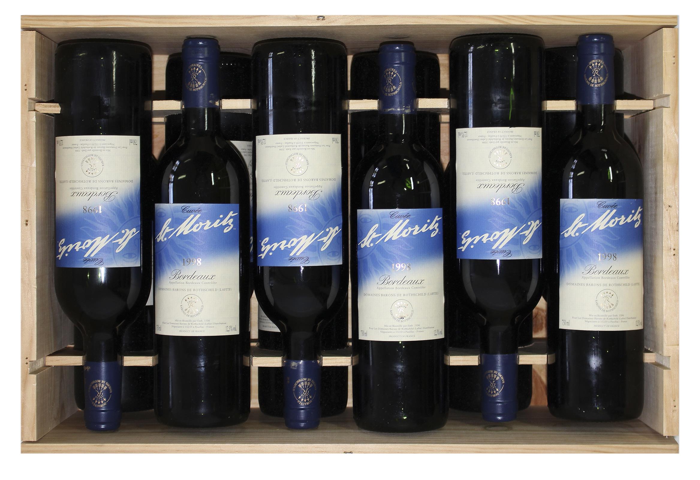 Cuvee St. Moritz 1998 Bordeaux. | Bild Nr.1