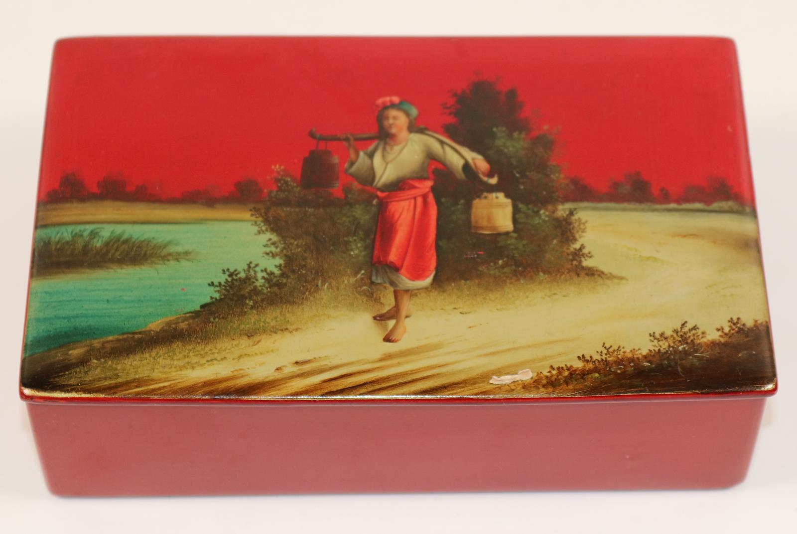 Russische Lackdose. | Bild Nr.1