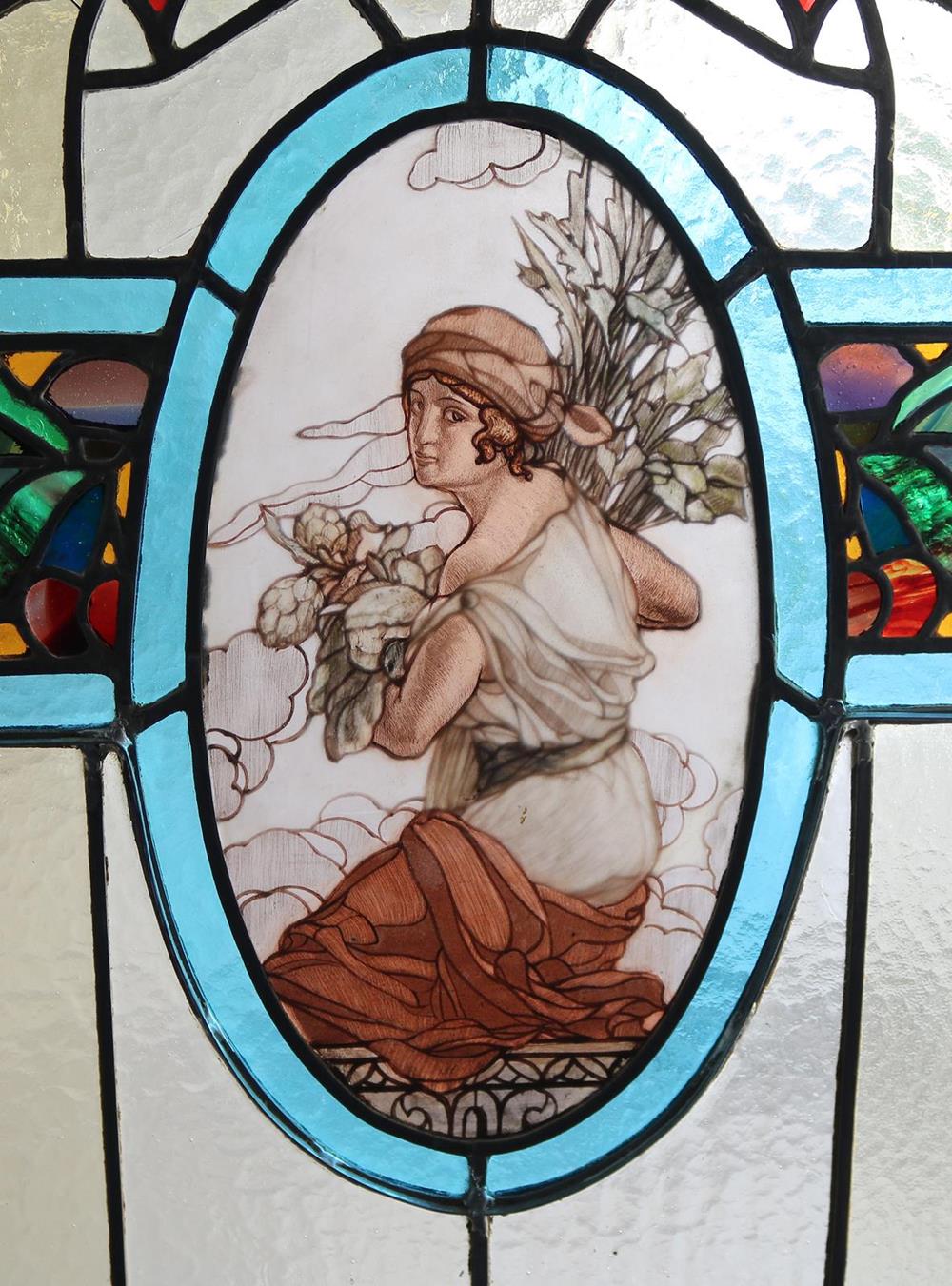 Bedeutender Jugendstil Paravent. | Bild Nr.3