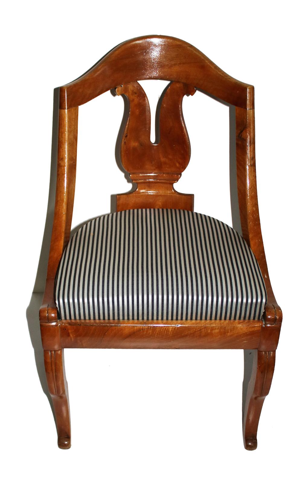 Biedermier Gondola Stuhl. | Bild Nr.1