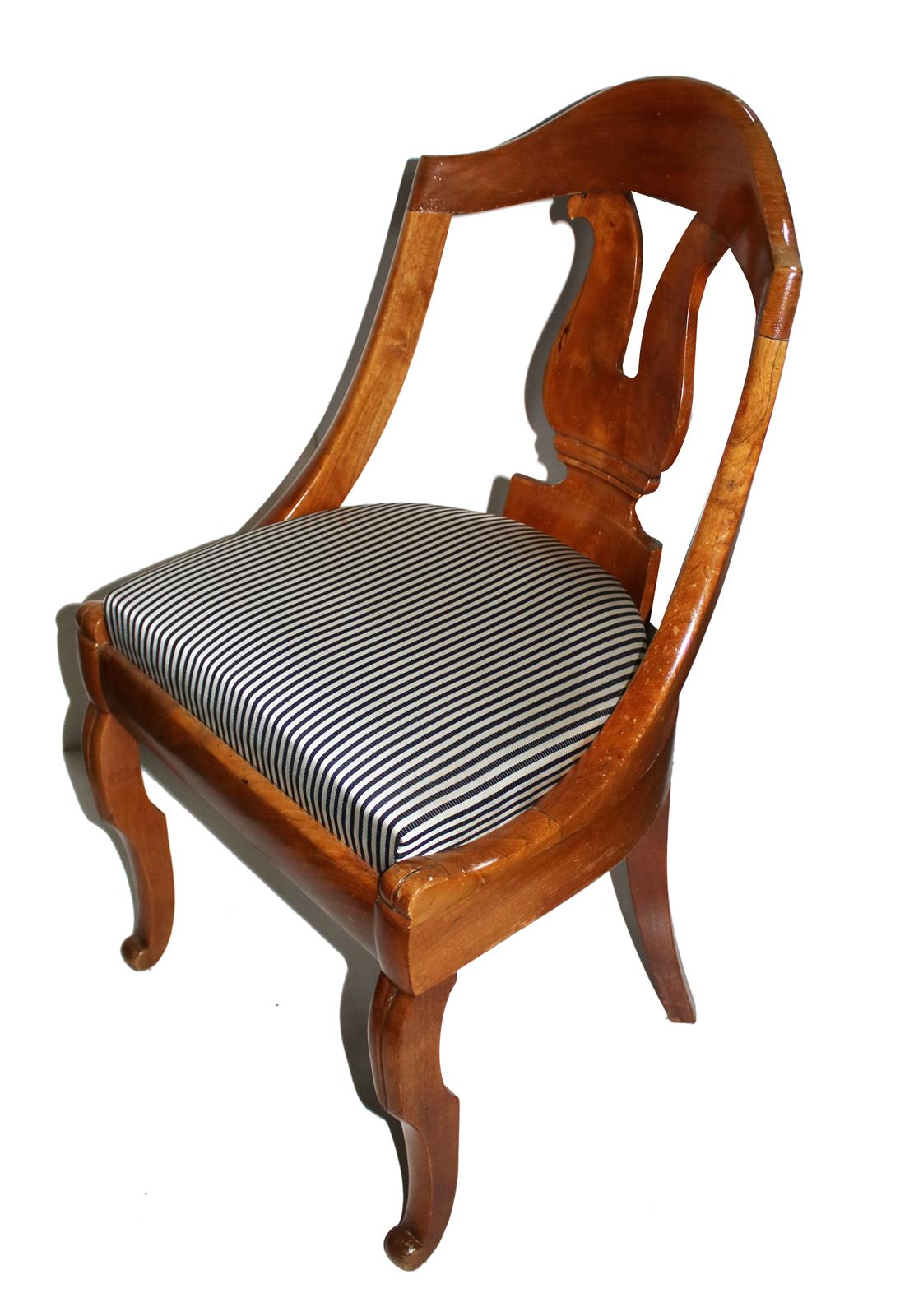 Biedermier Gondola Stuhl. | Bild Nr.2