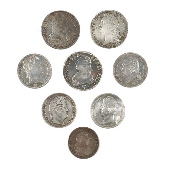 Historische Silbermünzen. | Bild Nr.1