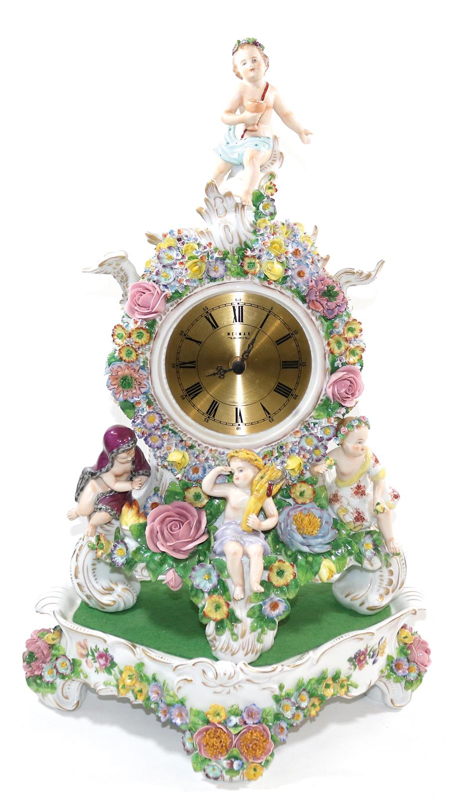 Figürliche Porzellanuhr. | Bild Nr.1