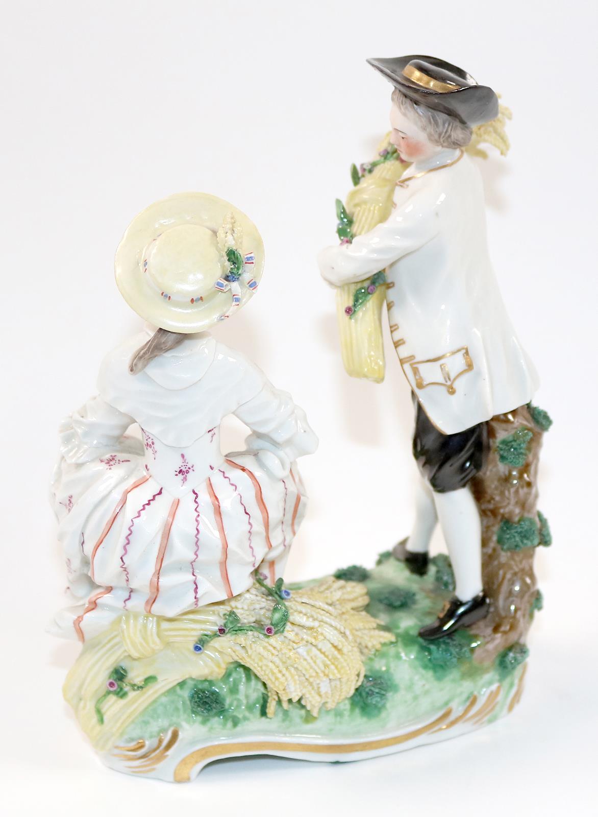 Bauerngruppe mit Garben. | Bild Nr.2