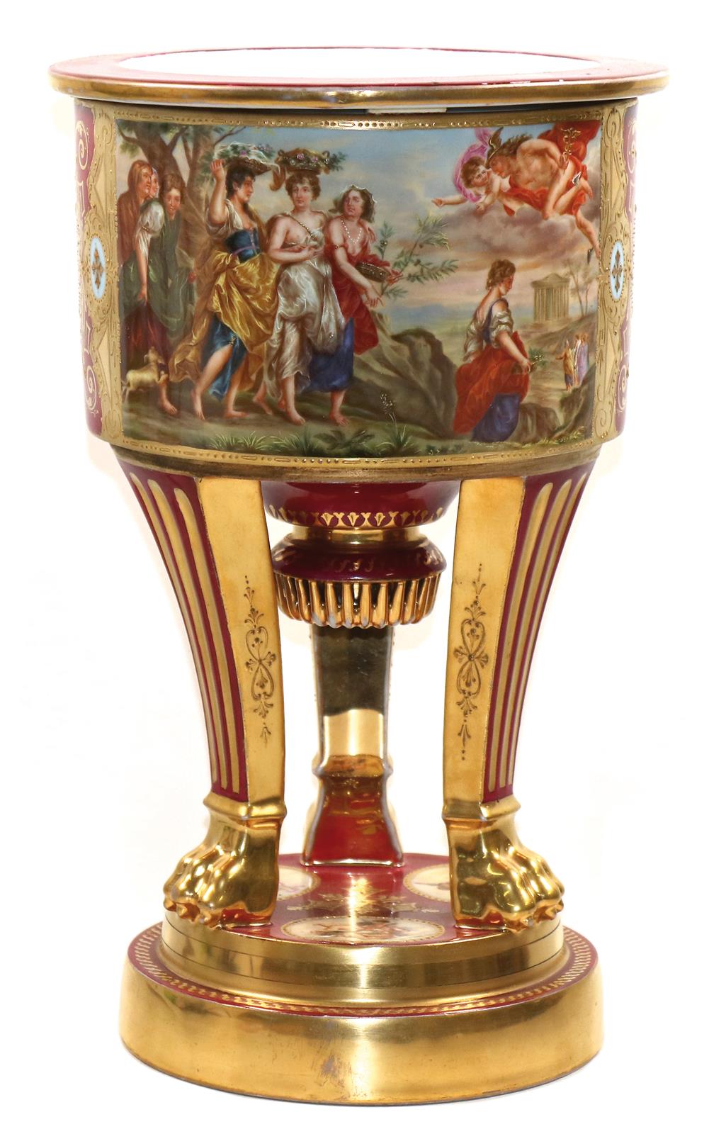 Wien bedeutende Porzellan Jardiniere. | Bild Nr.1